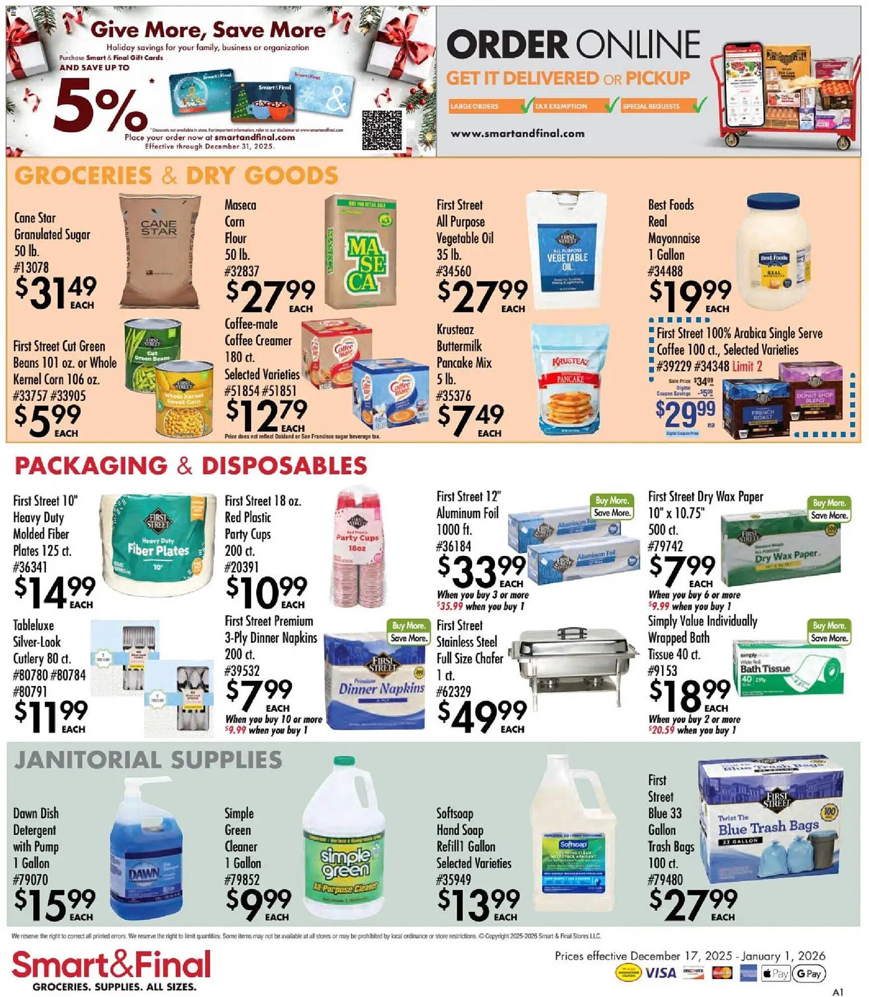Smart &amp; Final weekly ad