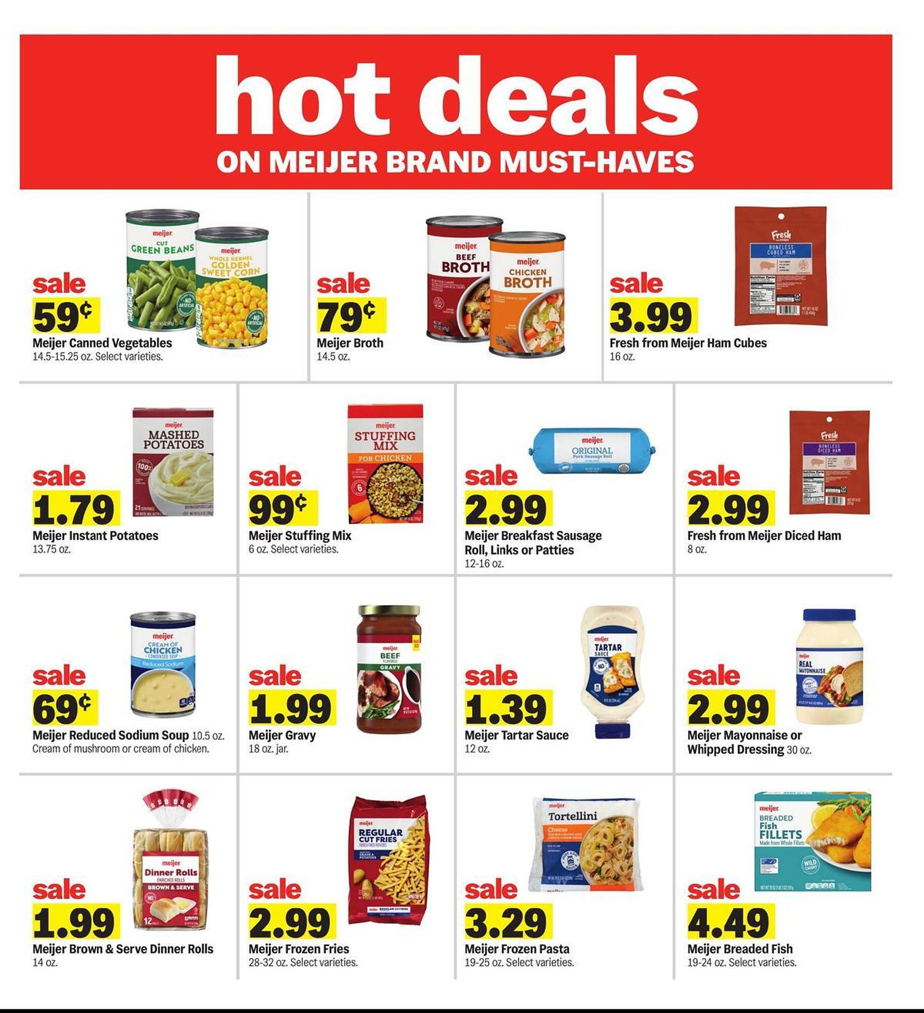 Meijer weekly ad