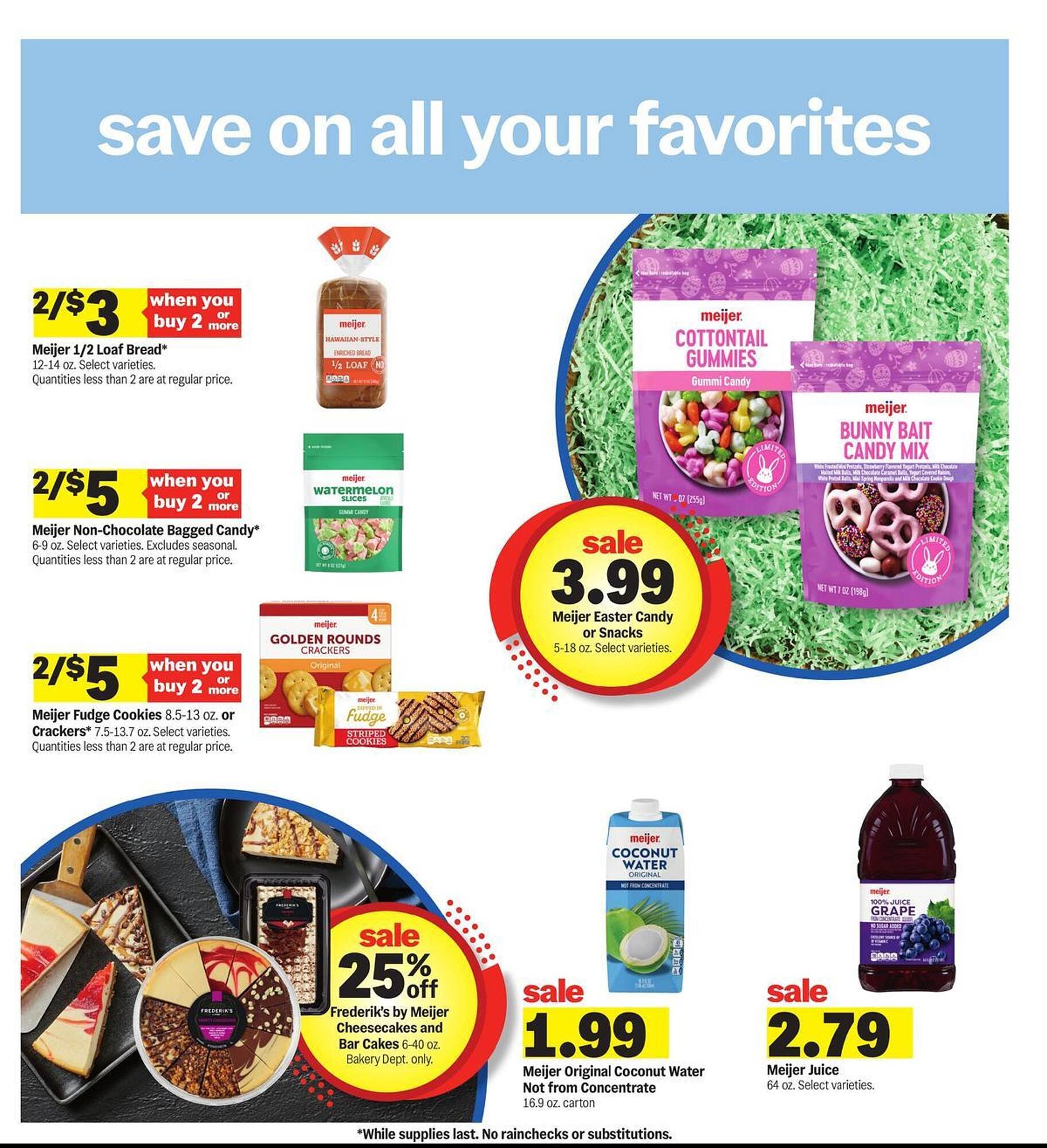 Meijer weekly ad