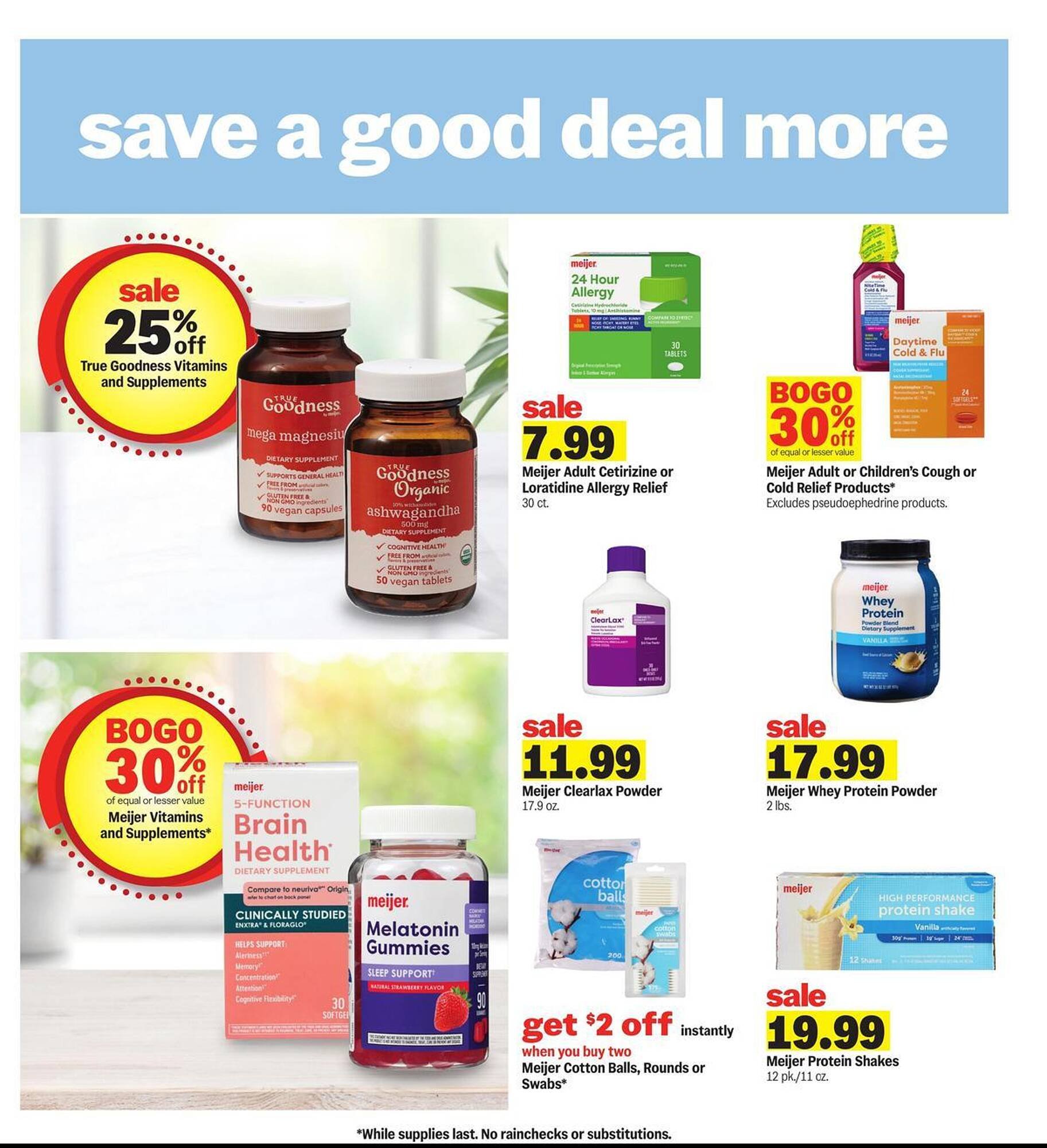 Meijer weekly ad