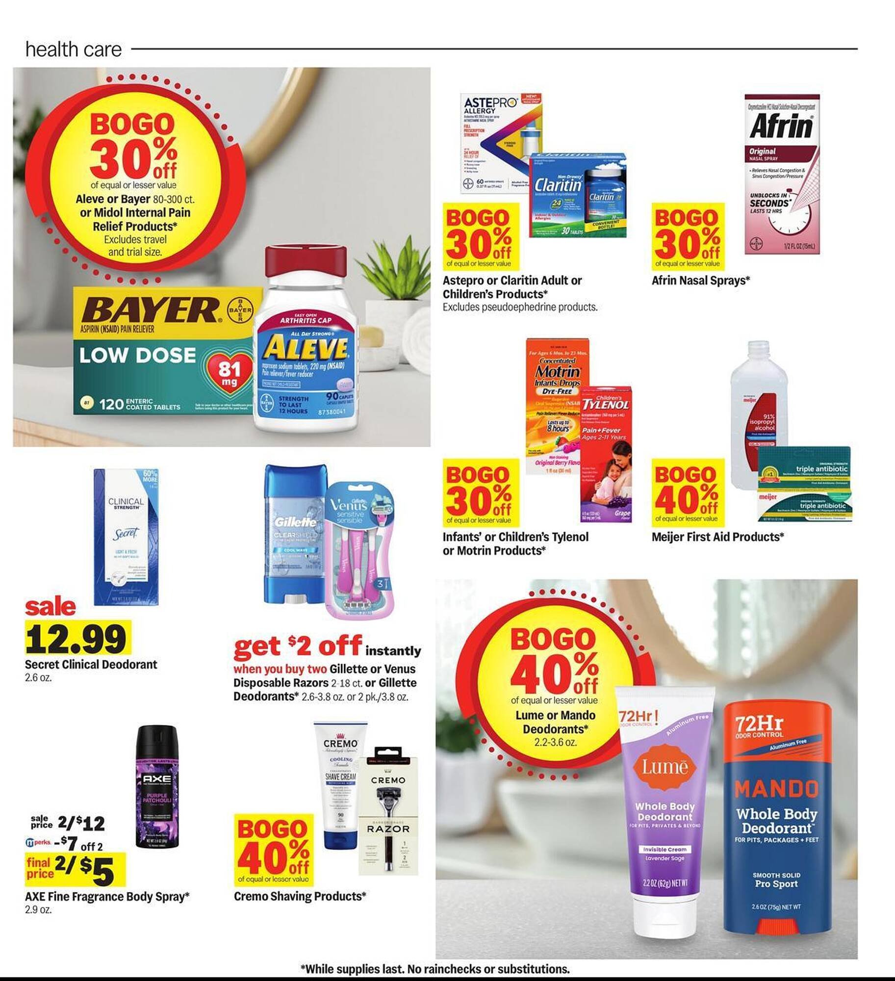 Meijer weekly ad
