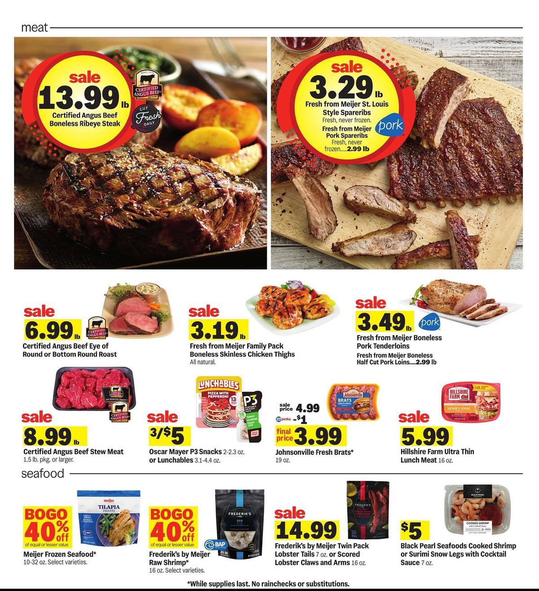 Meijer weekly ad