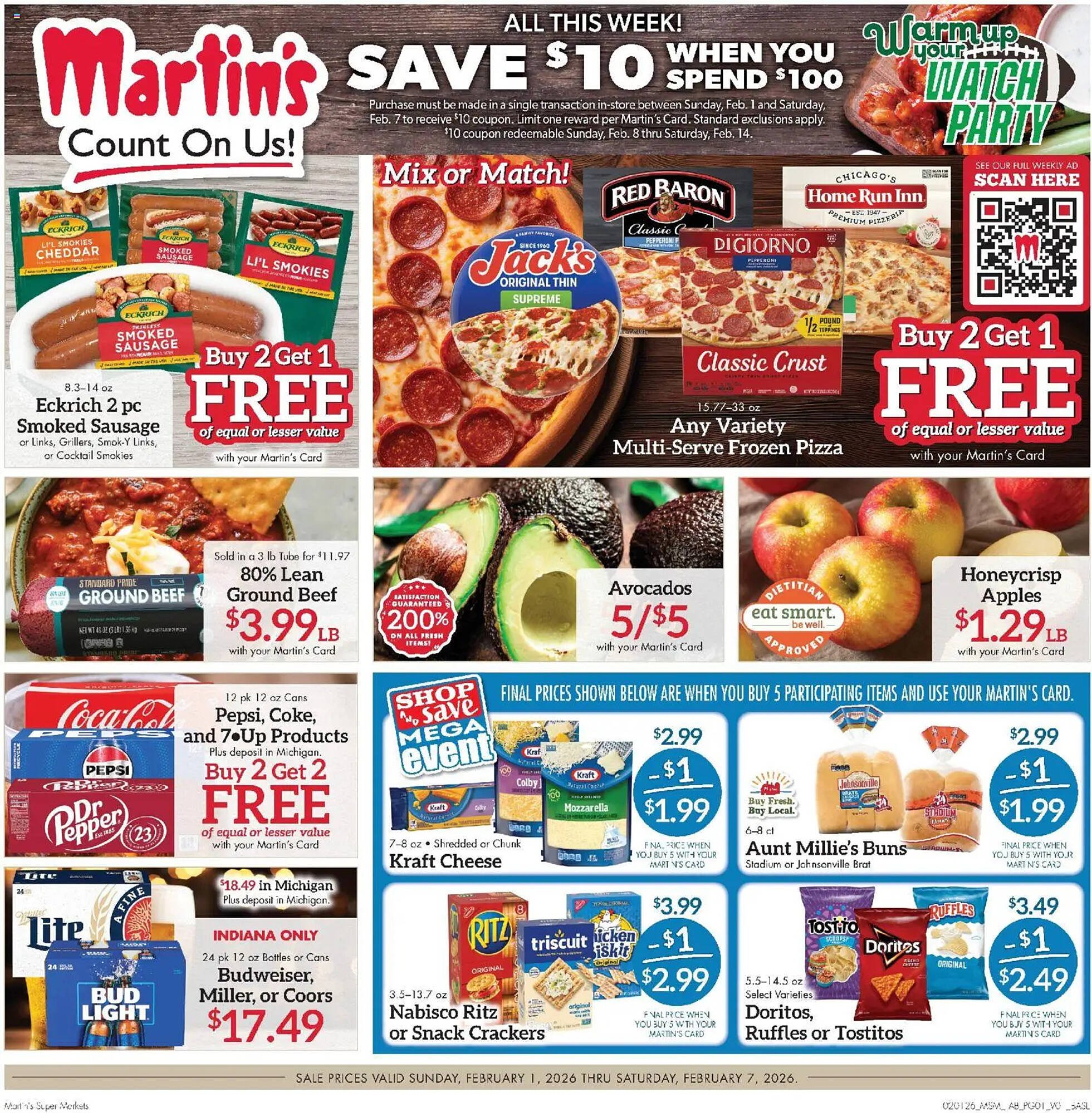 Martin's weekly ad