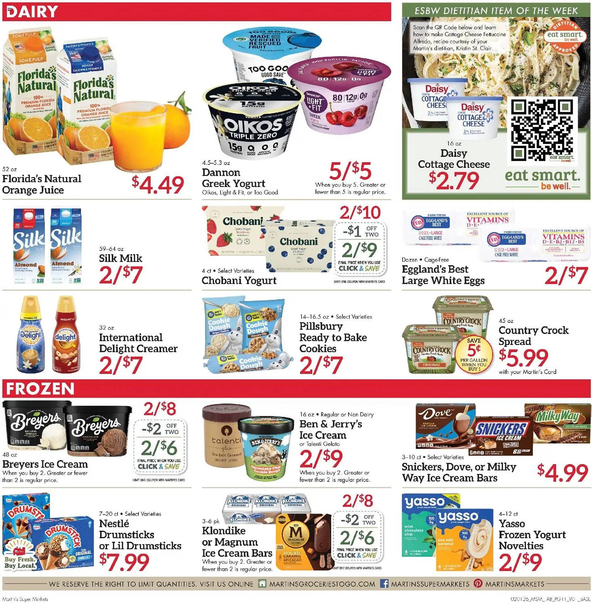 Martin's weekly ad