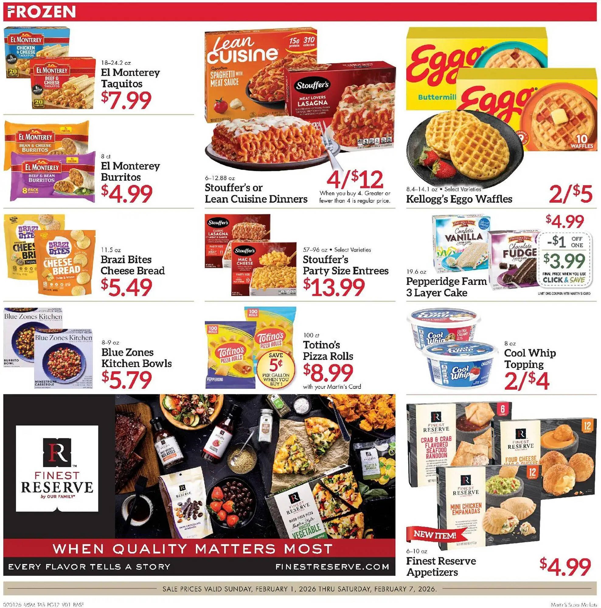 Martin's weekly ad