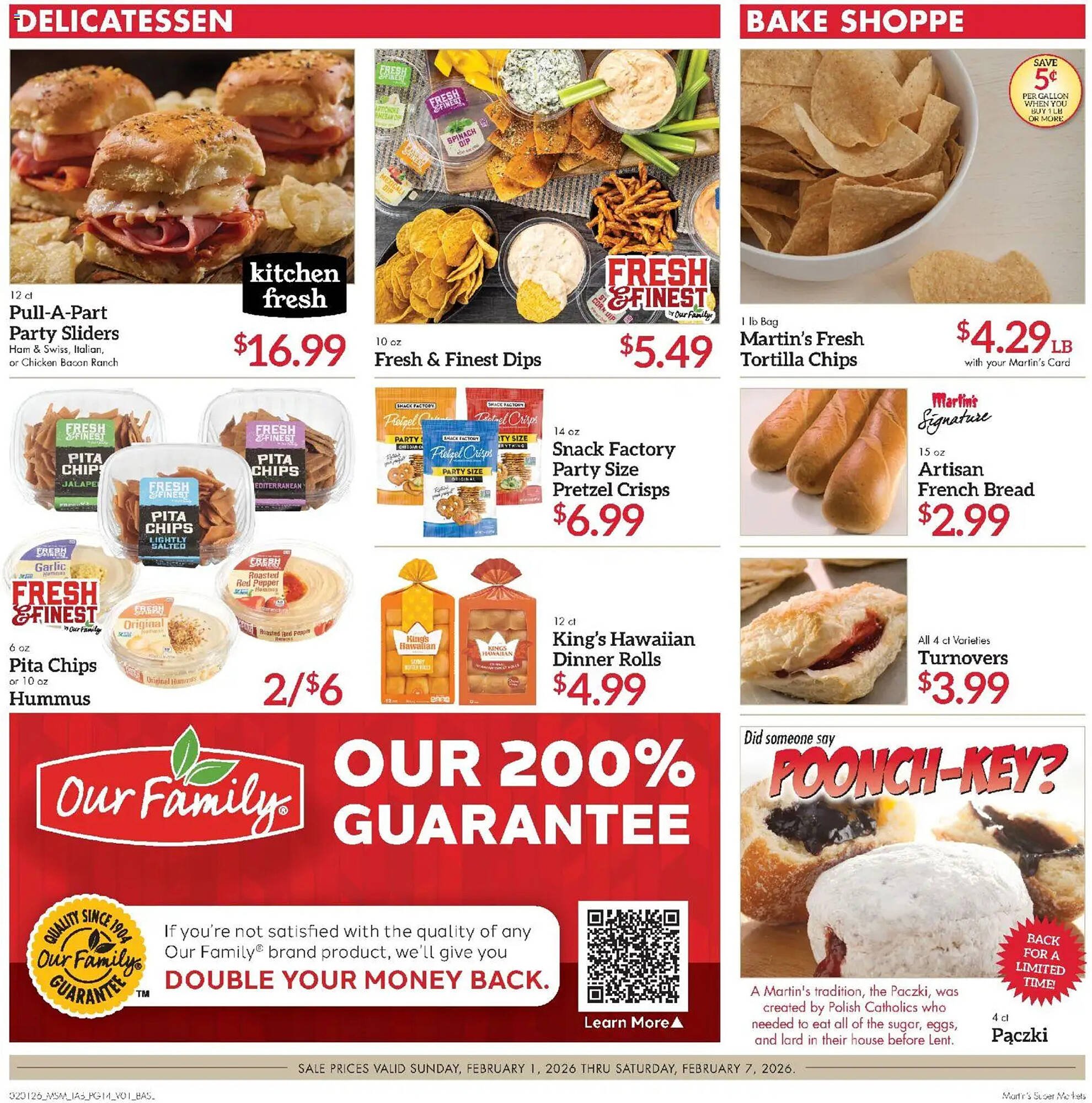 Martin's weekly ad