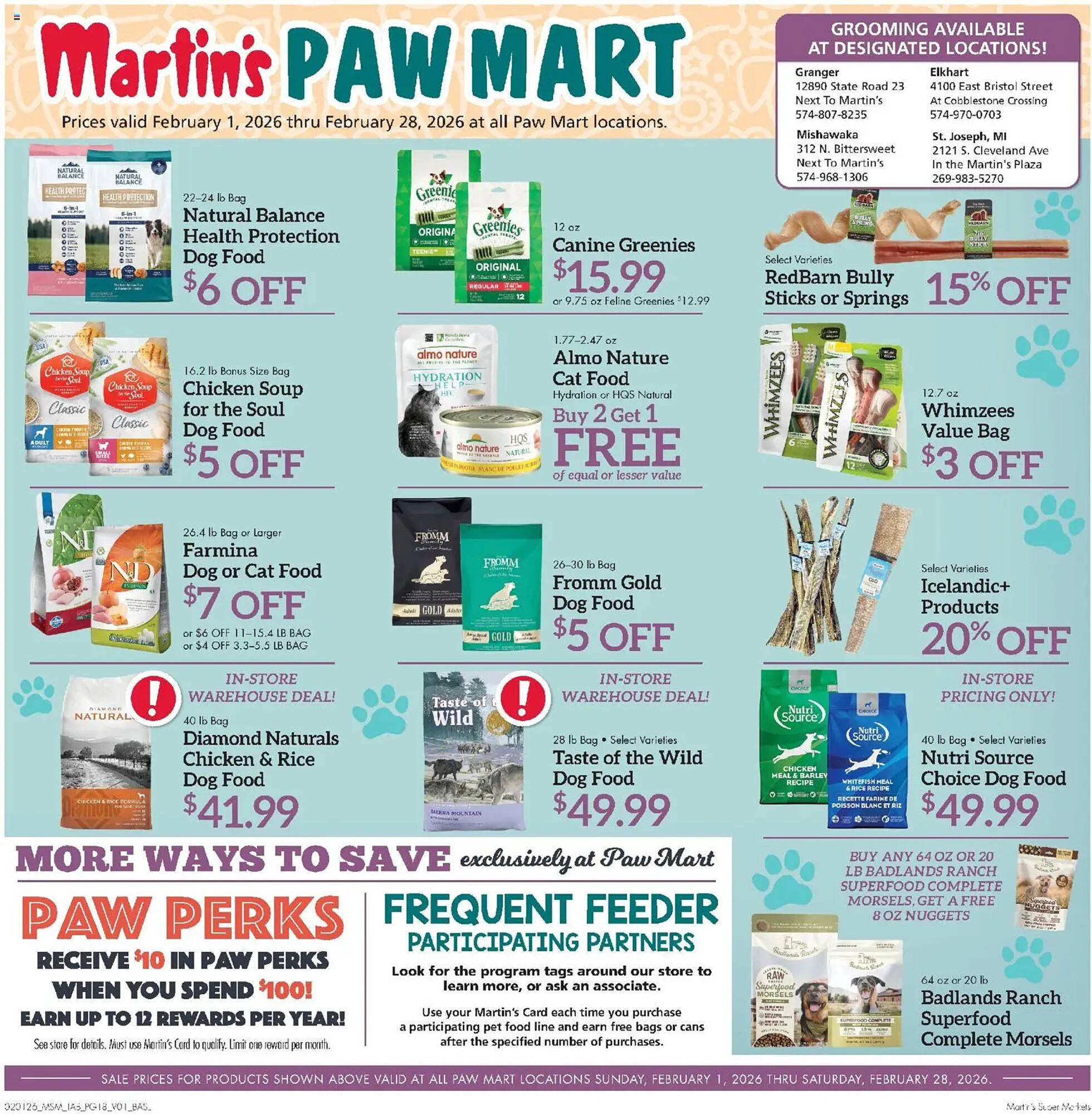 Martin's weekly ad
