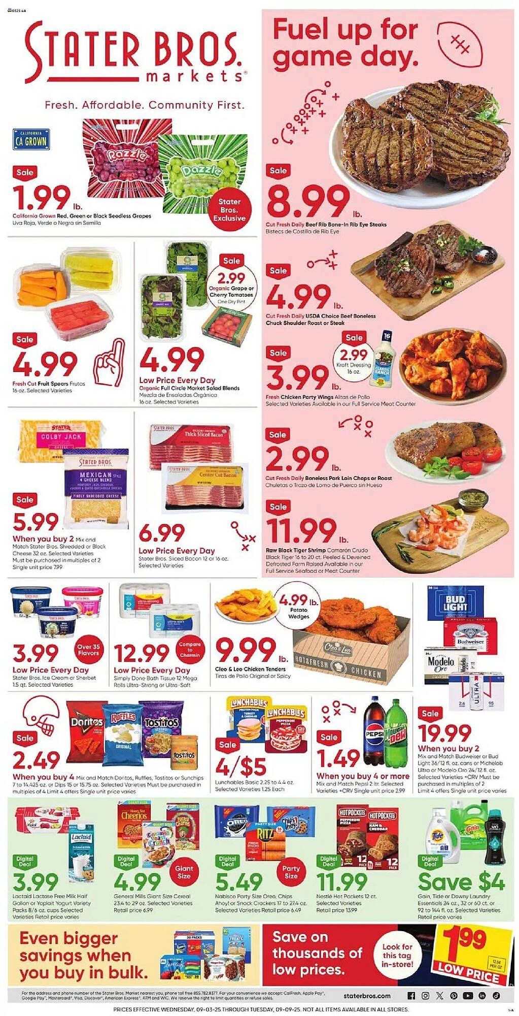 Stater Bros weekly ad (2025-09-03 - 2025-09-10) | 1