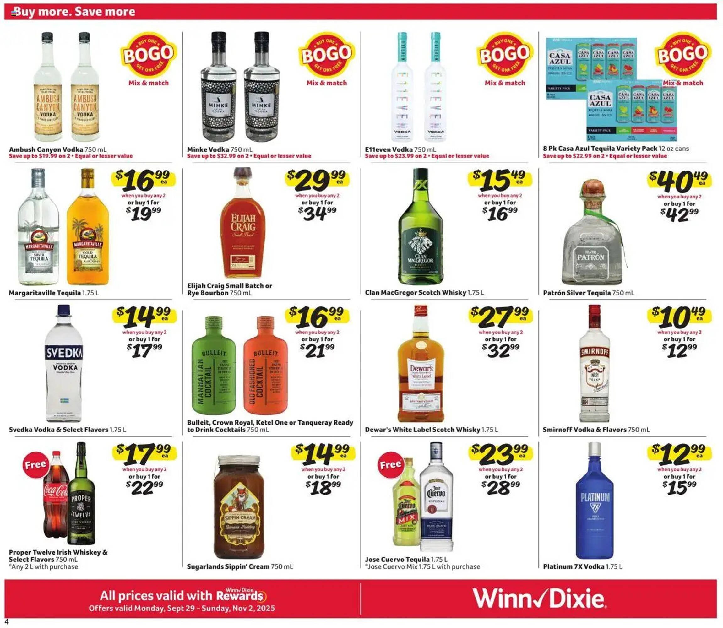 Winn Dixie weekly ad (2025-09-29 - 2025-11-02) | 4