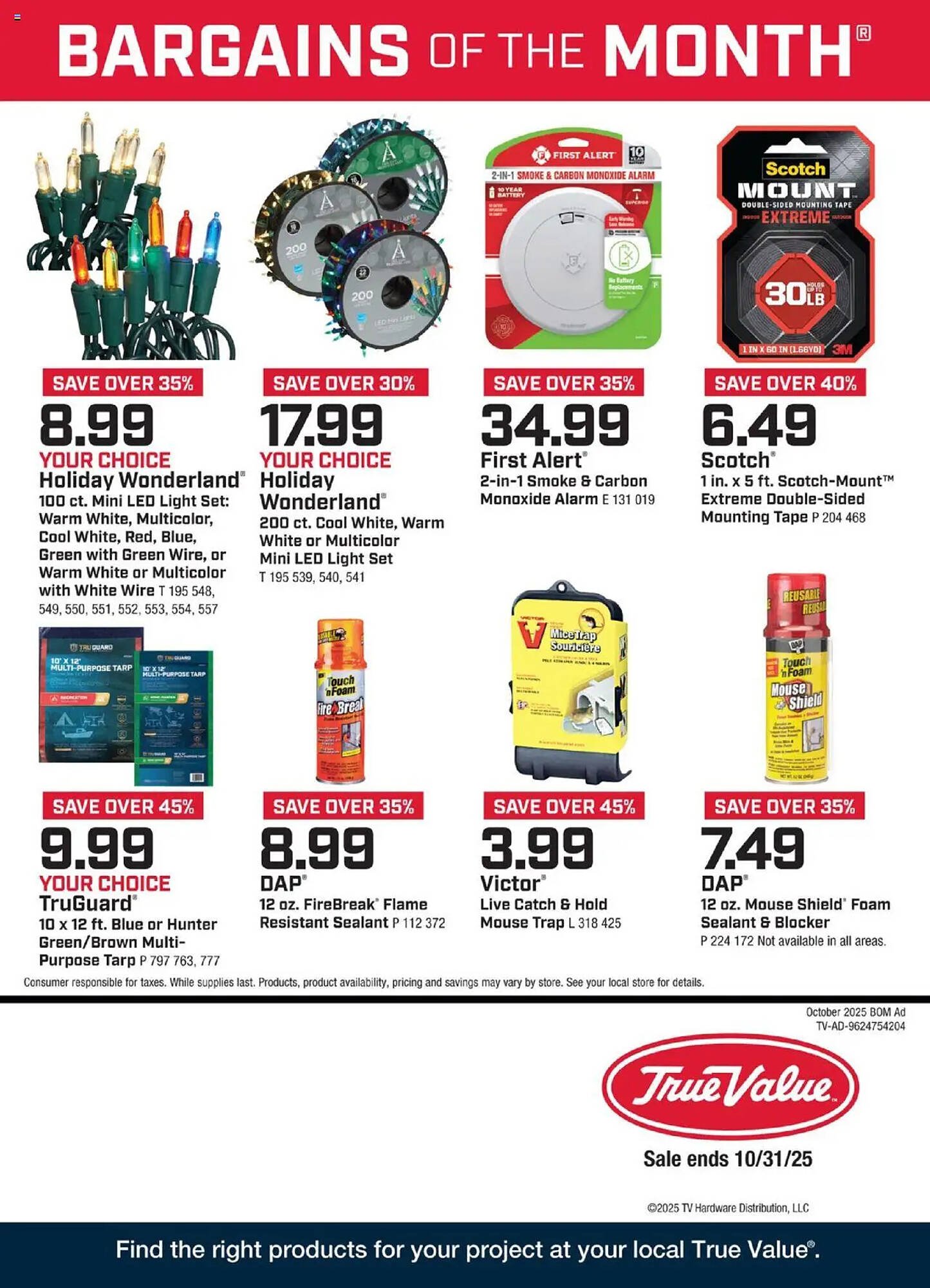 True Value weekly ad (2025-10-01 - 2025-11-01) | 1
