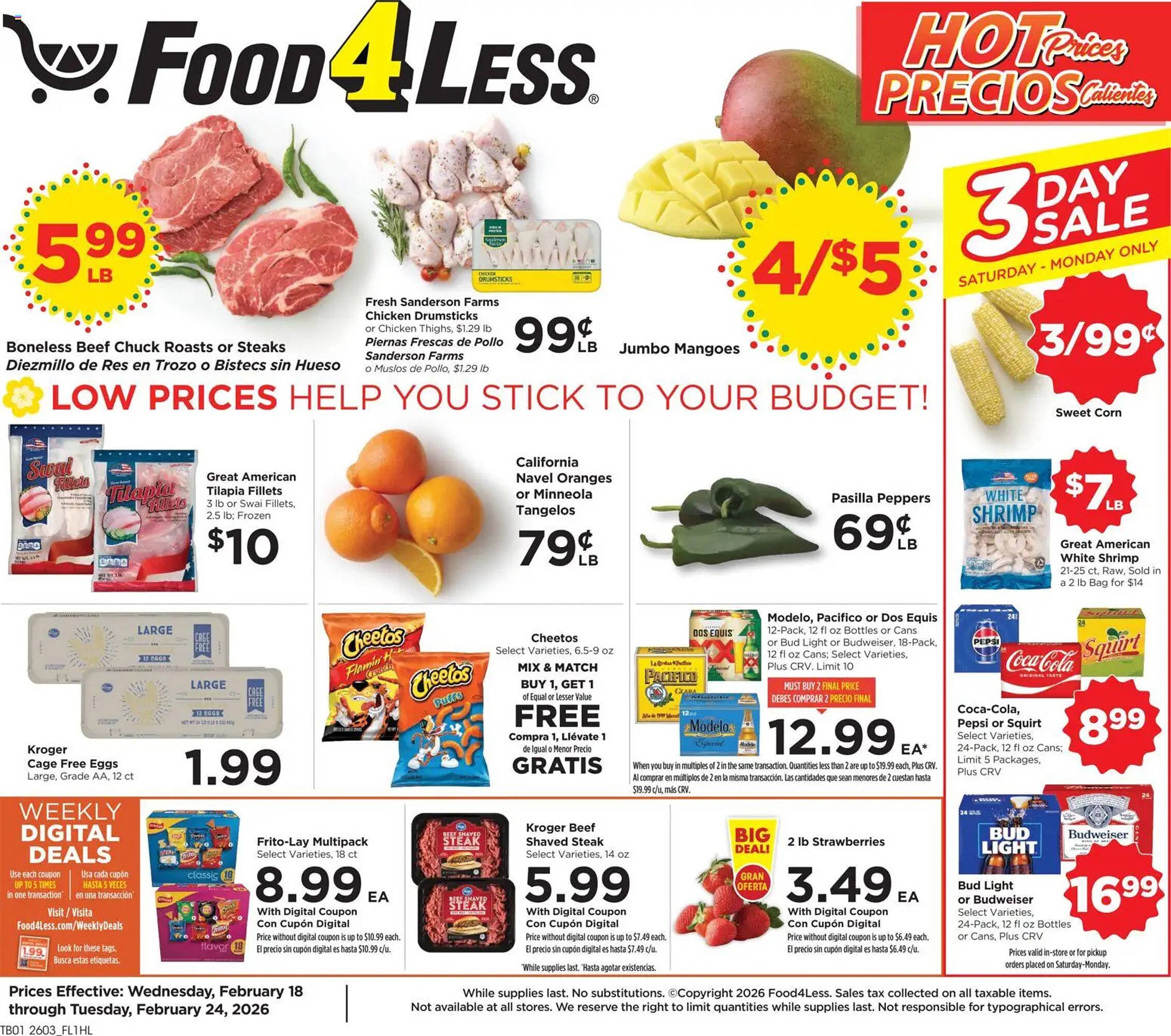 Food 4 Less weekly ad