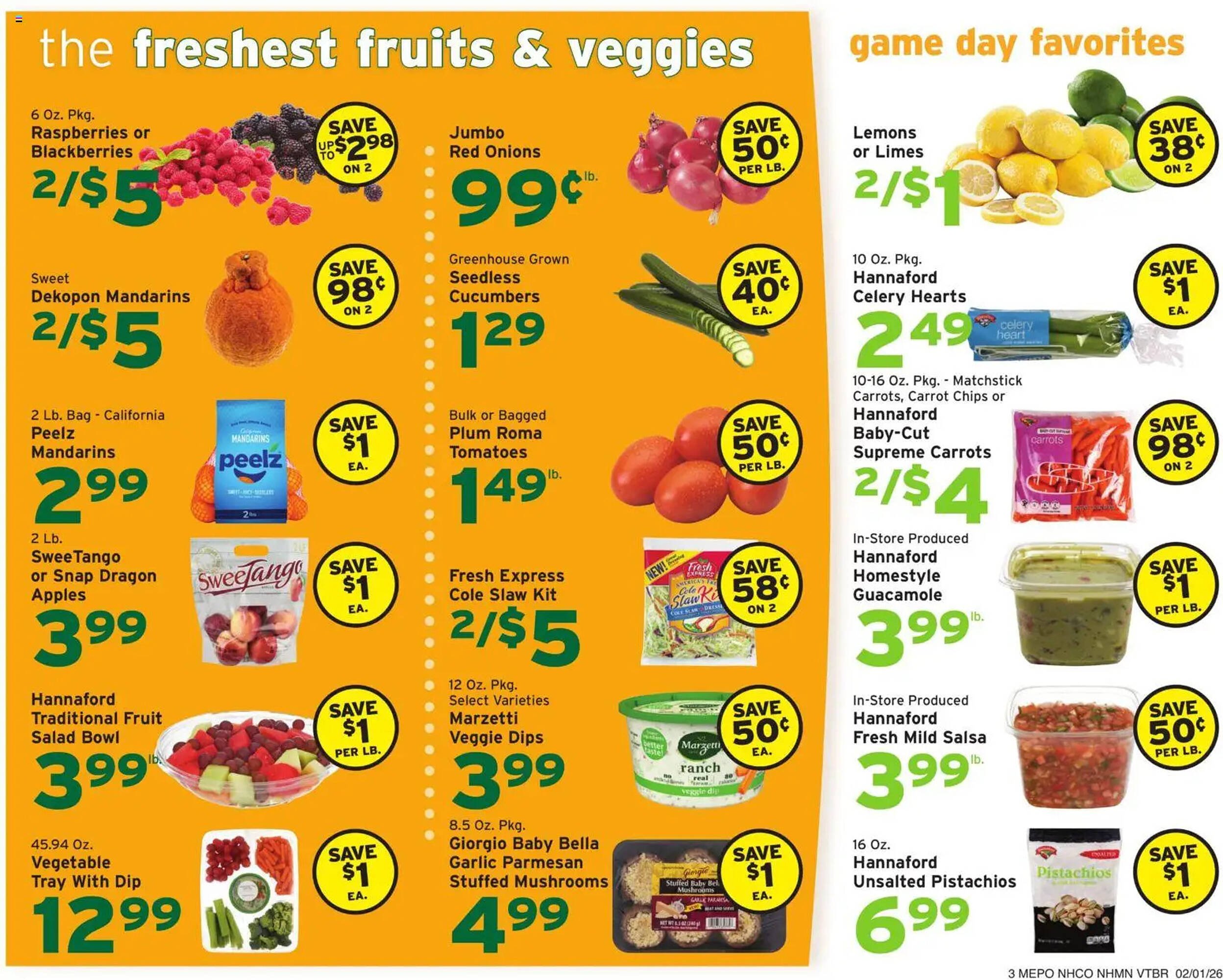 Hannaford flyer