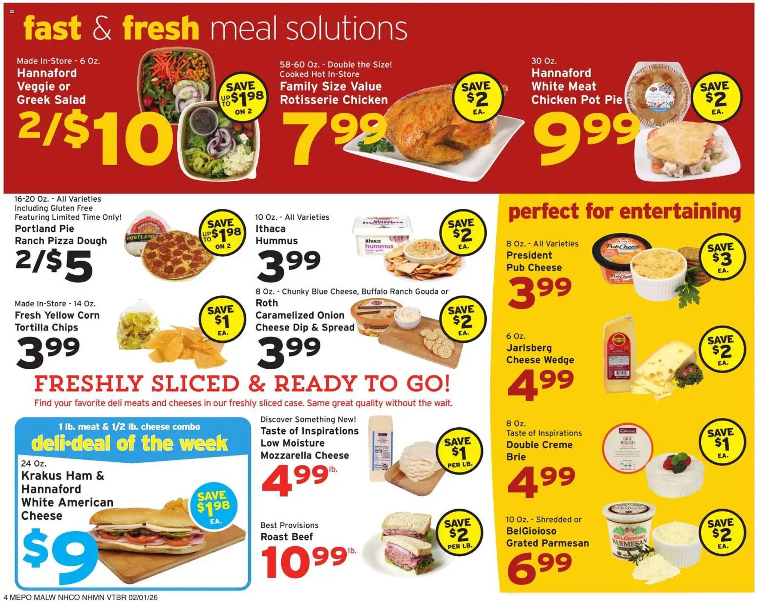 Hannaford flyer