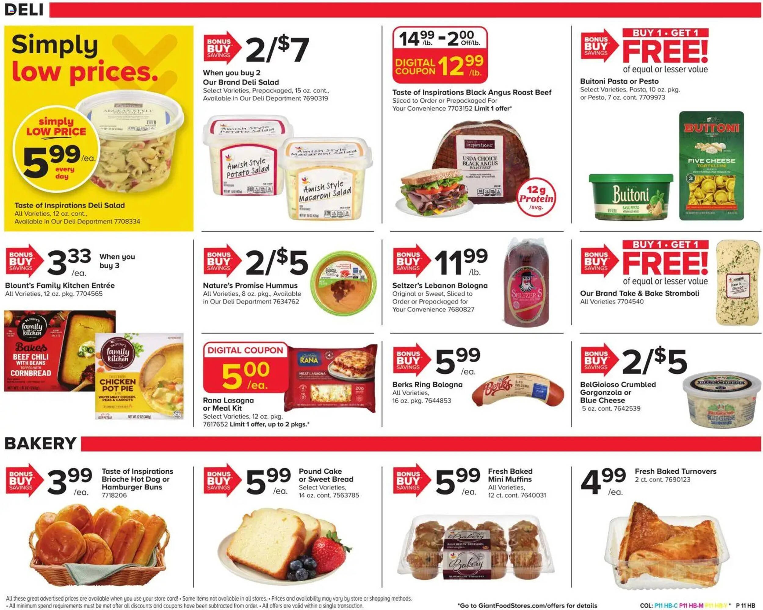 GIANT weekly ad