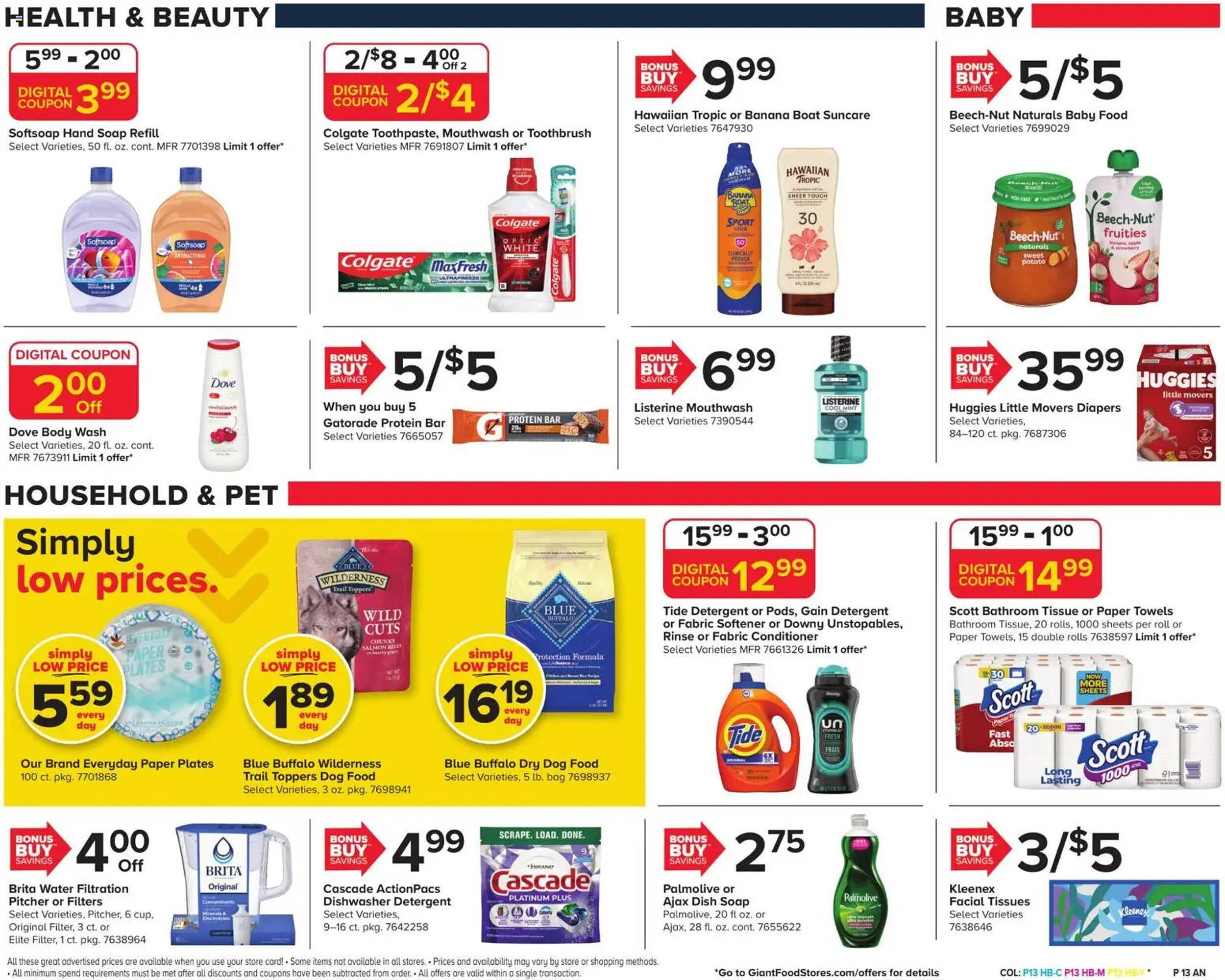 GIANT weekly ad