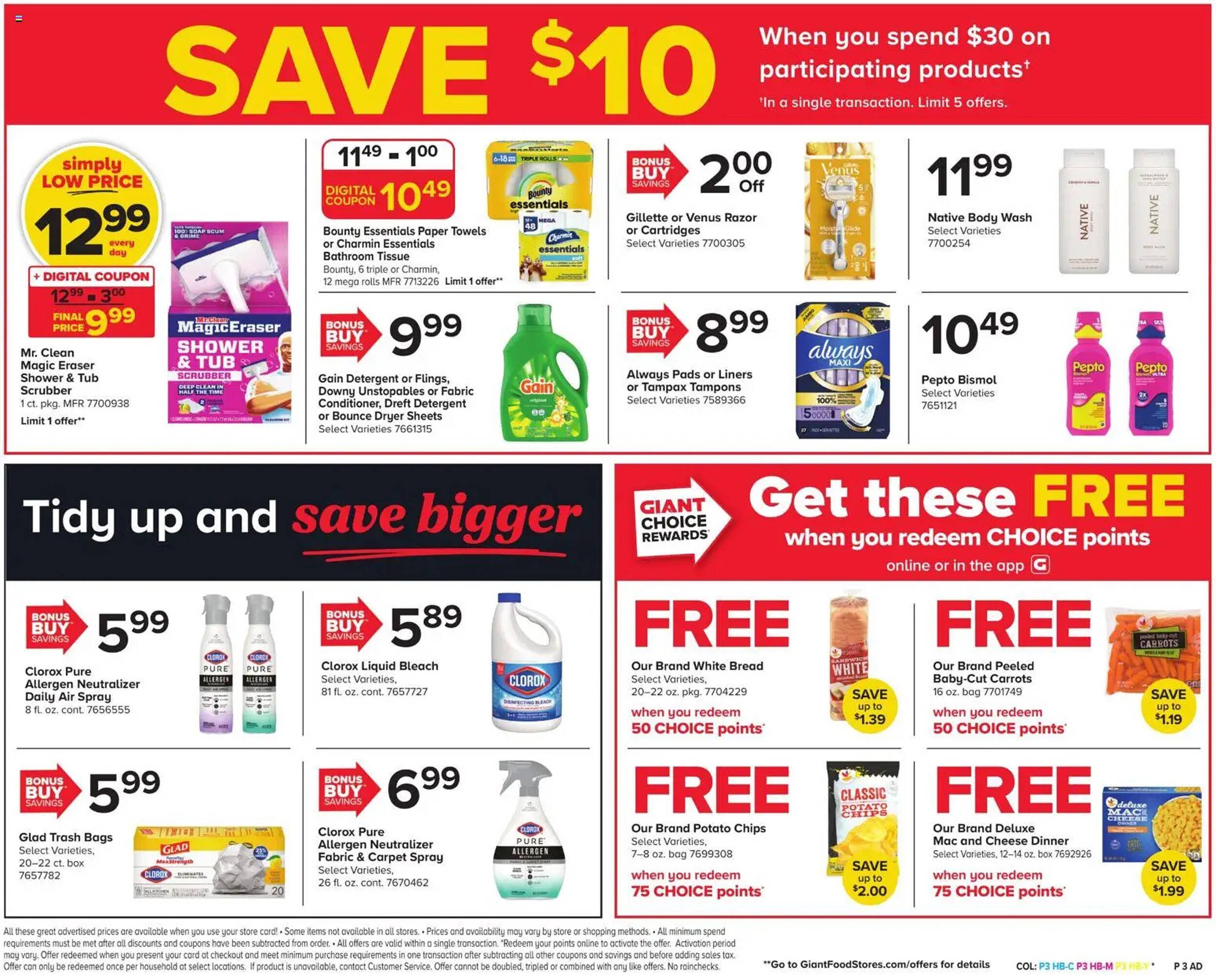 GIANT weekly ad