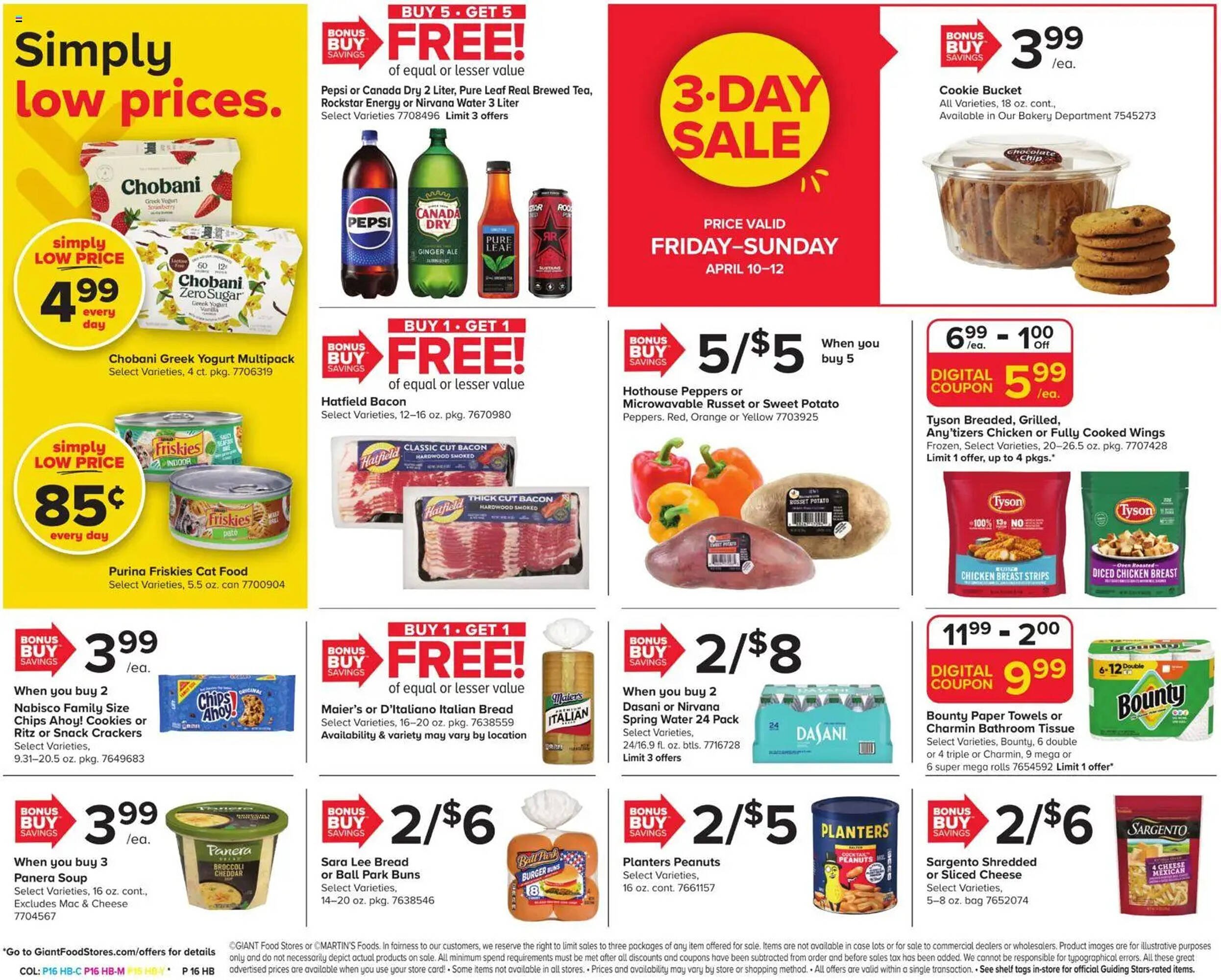 GIANT weekly ad