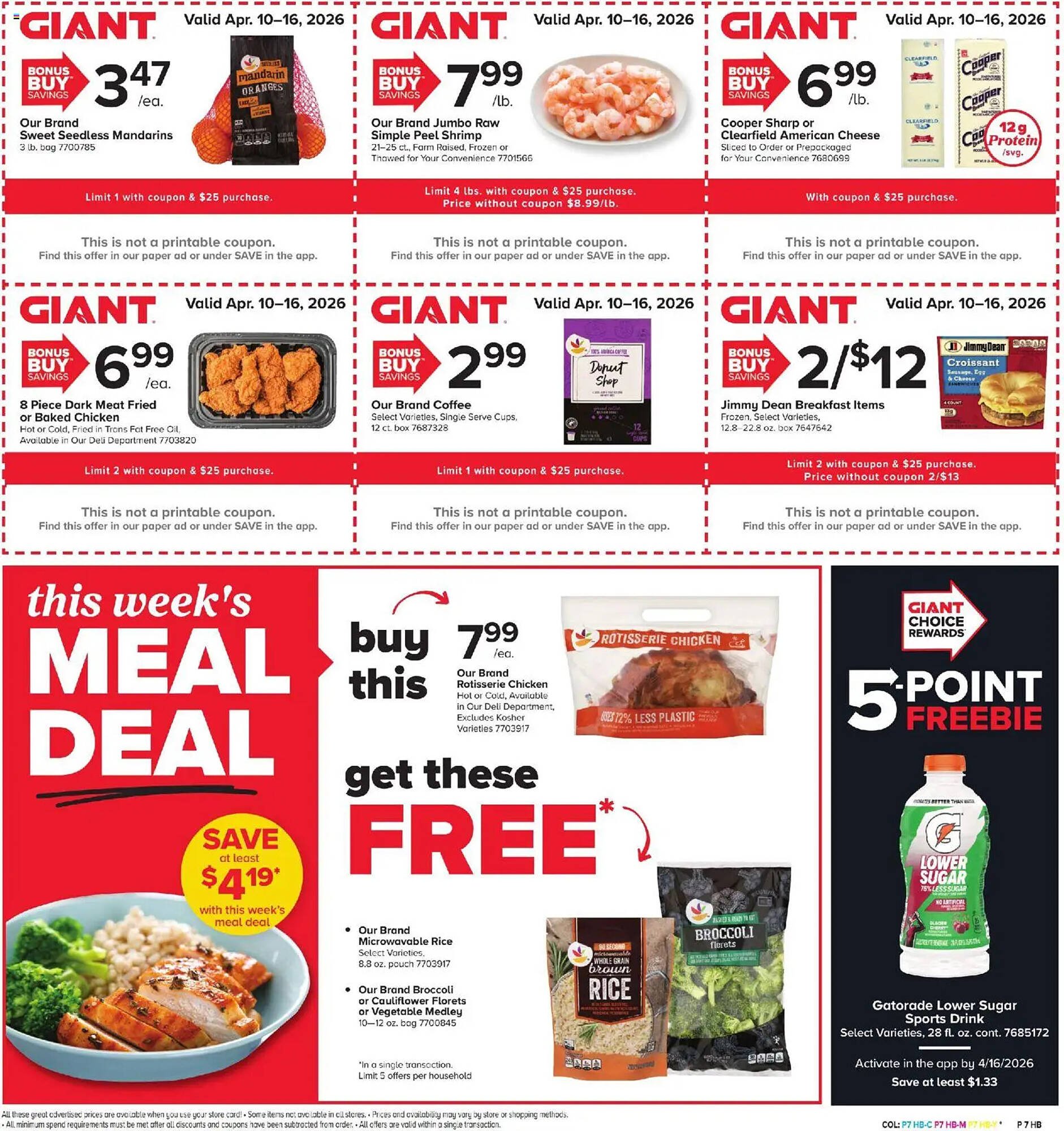 GIANT weekly ad
