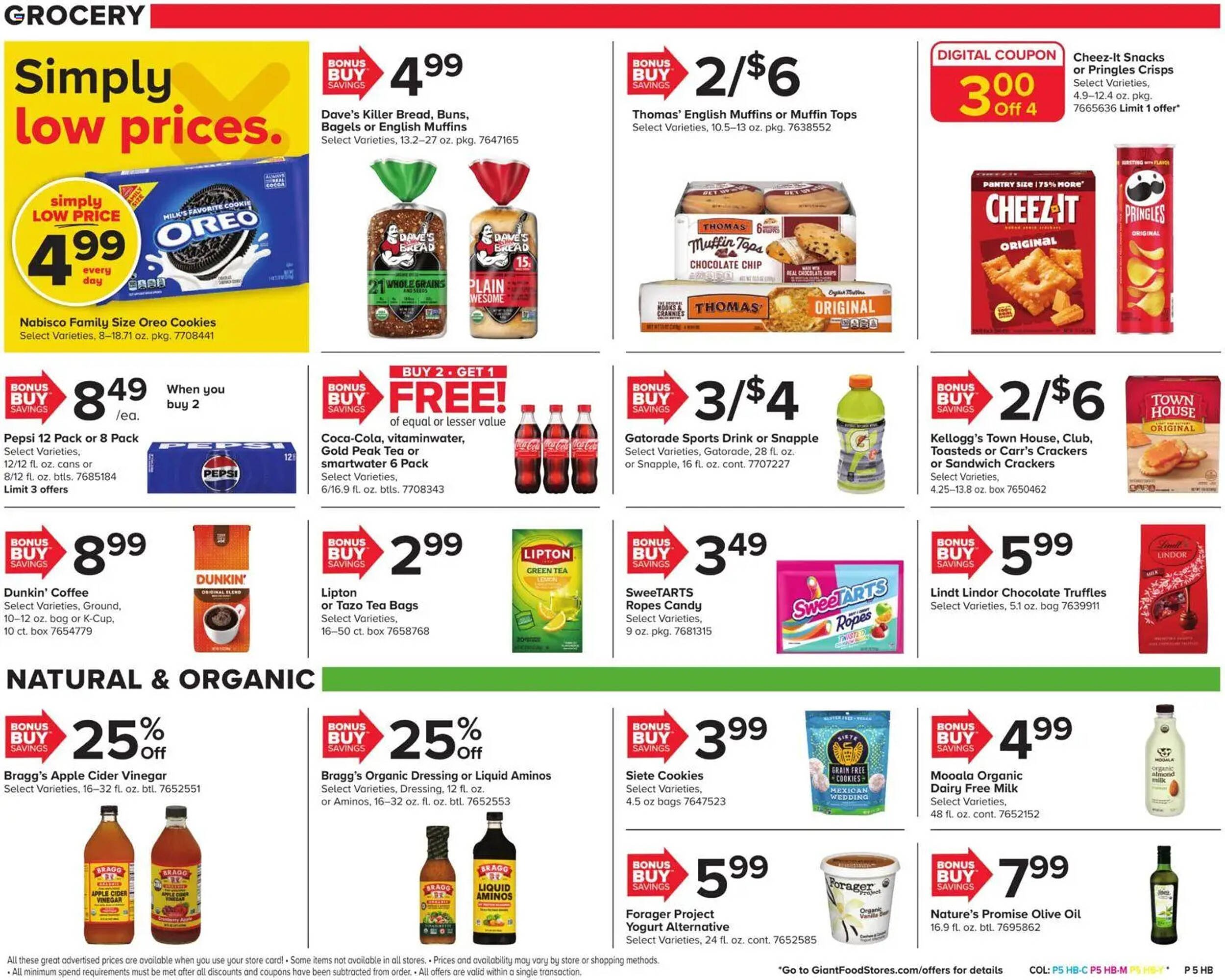 GIANT weekly ad