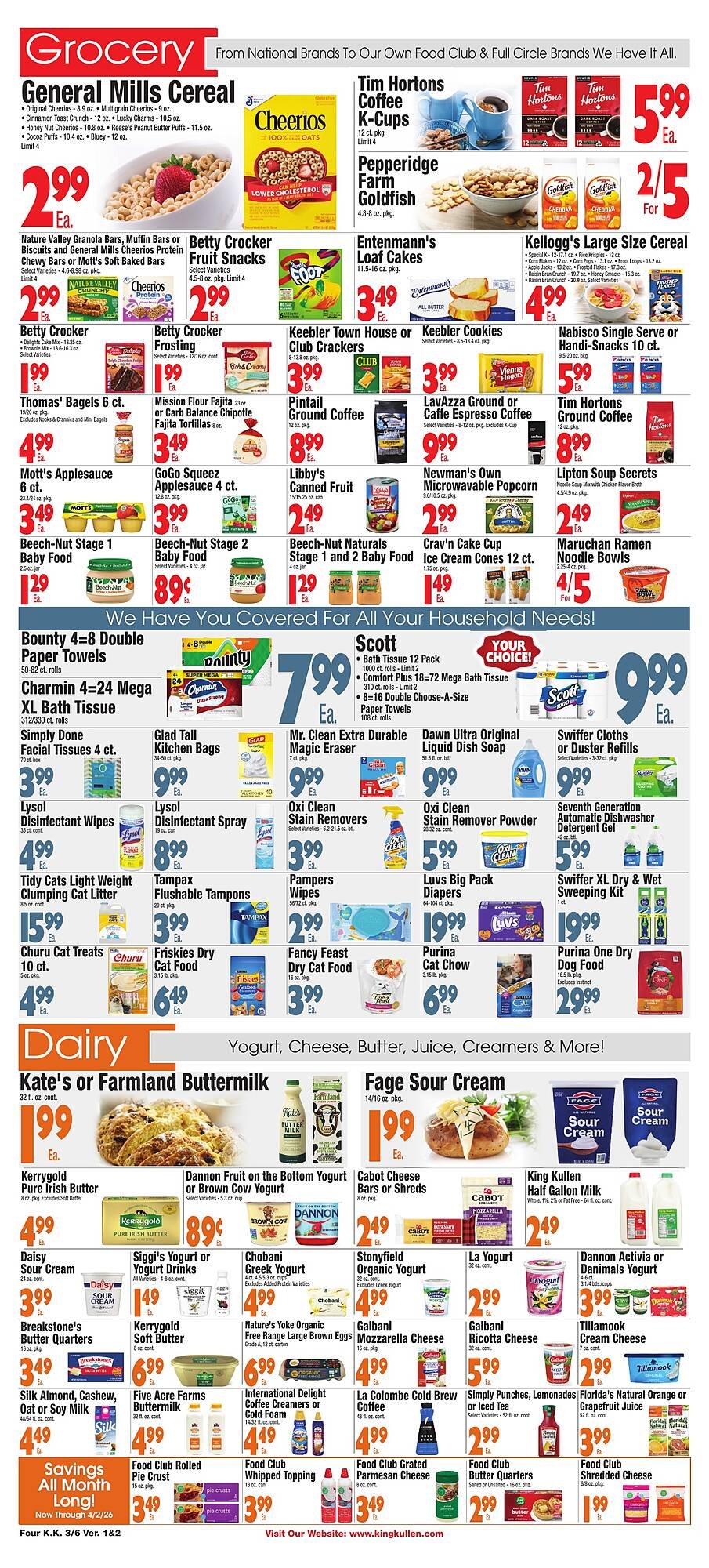 King Kullen weekly ad