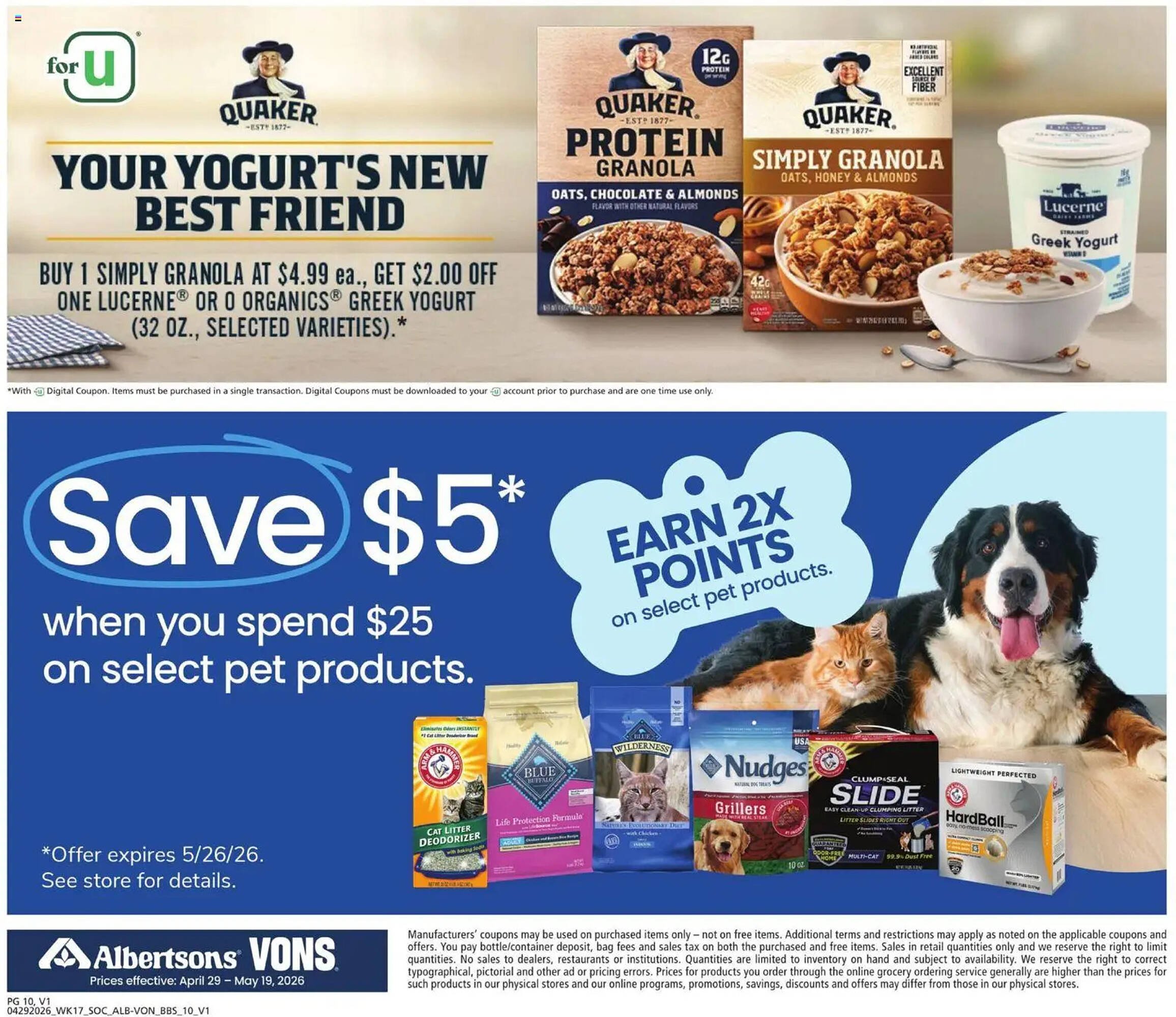 Vons weekly ad