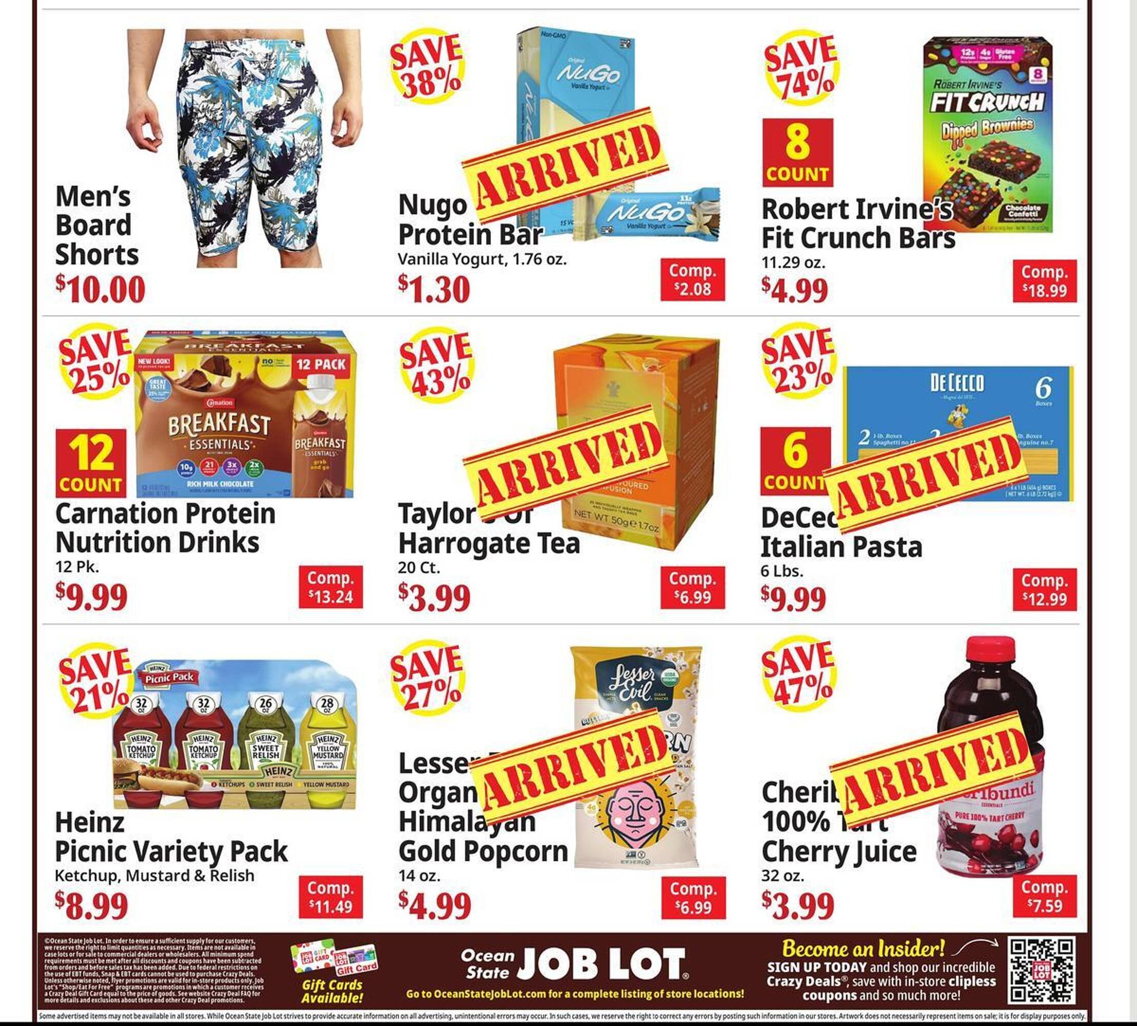 Ocean State Job Lot flyer