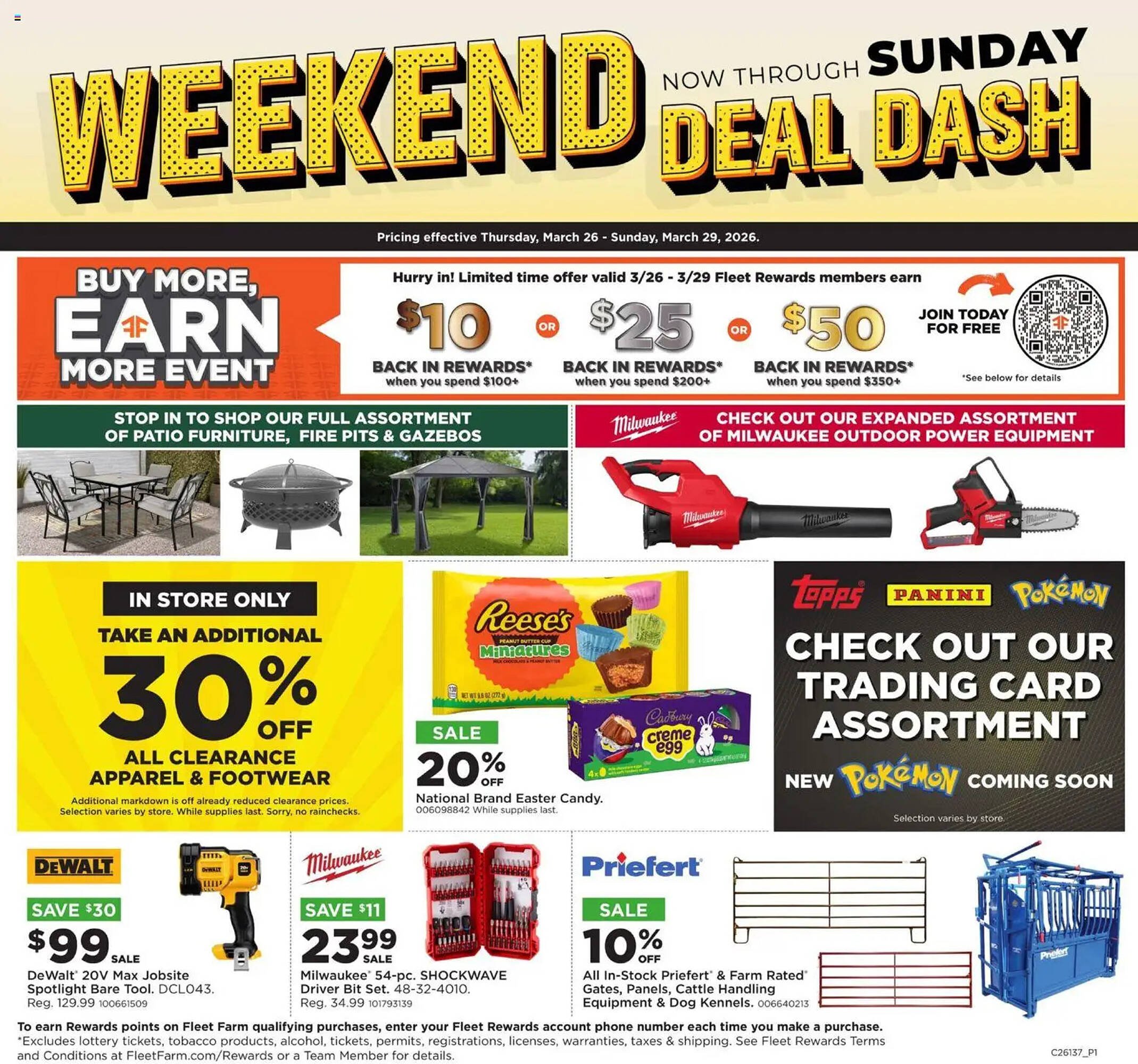 Mills Fleet Farm weekly ad