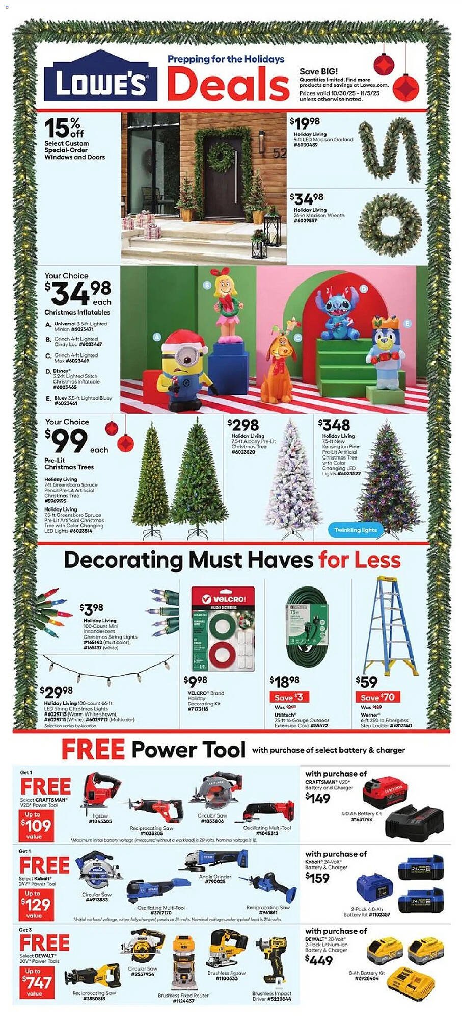 Lowe&#039;s weekly ad (2025-10-30 - 2025-11-05) | 1