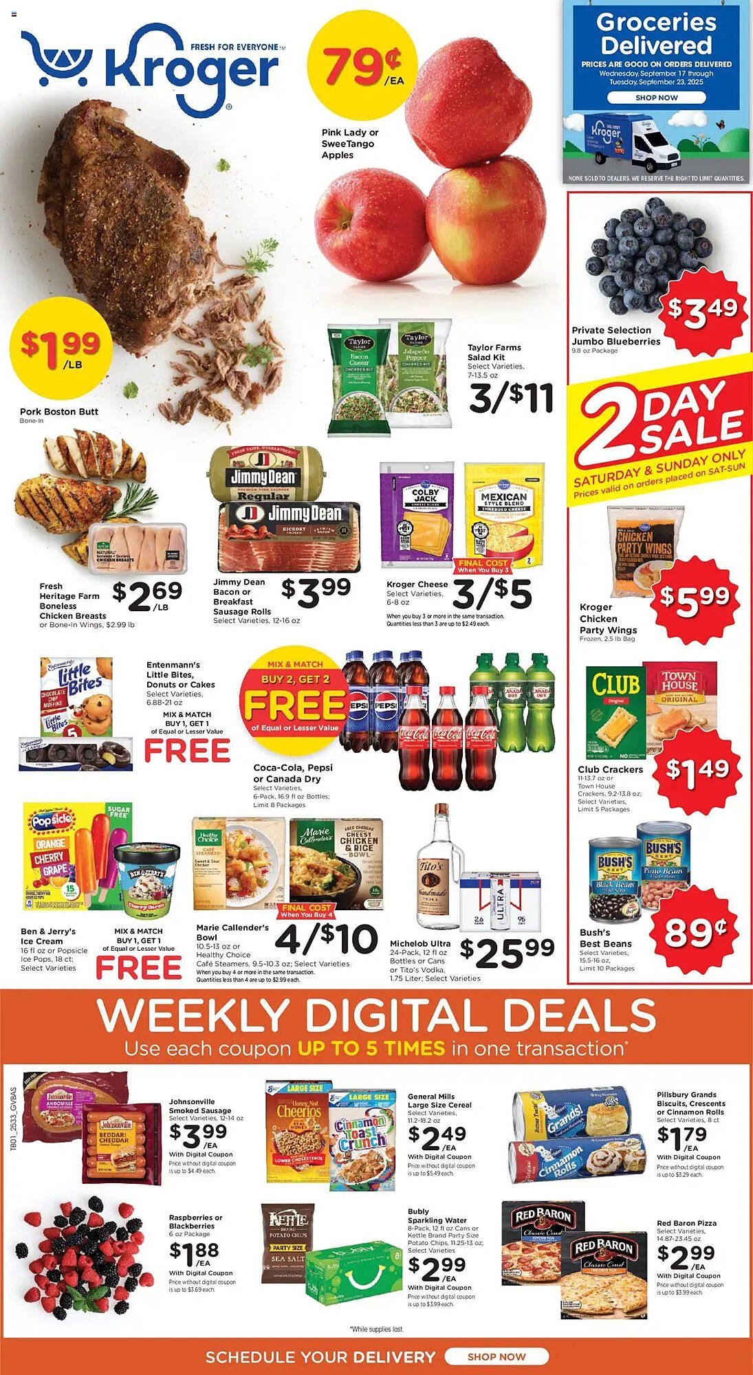 Kroger weekly ad (2025-09-17 - 2025-09-24) | 1