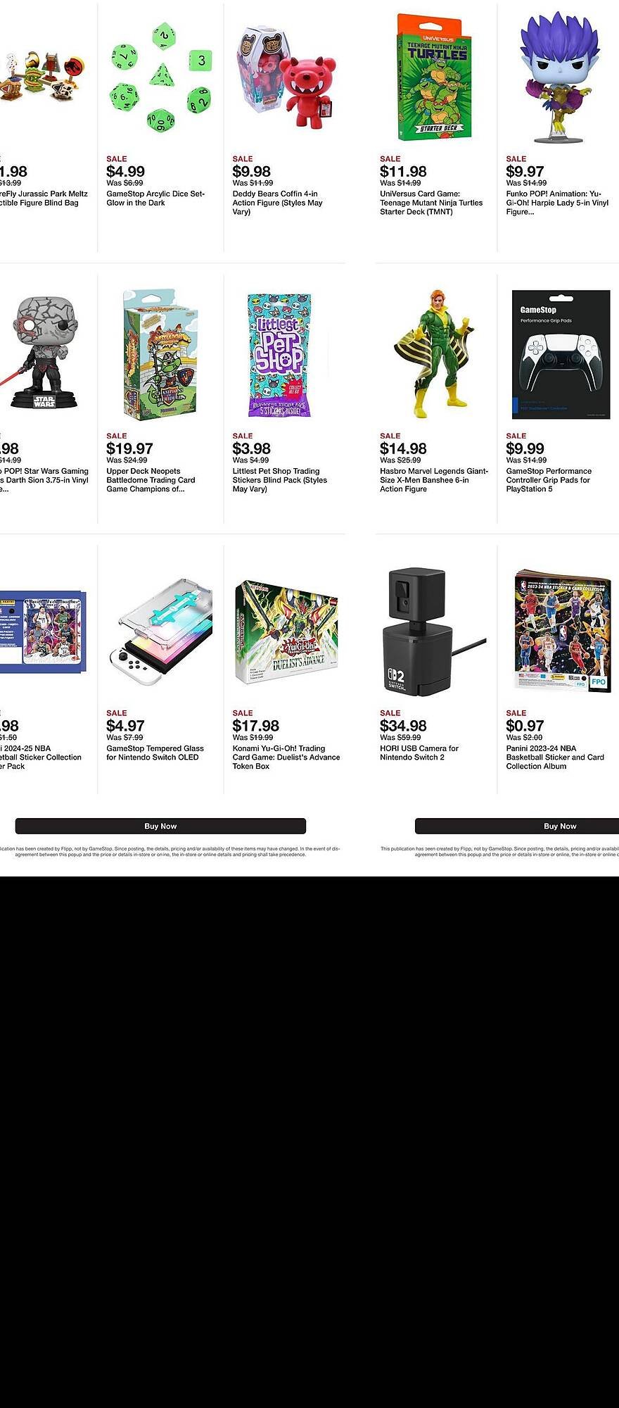 Game Stop weekly ad