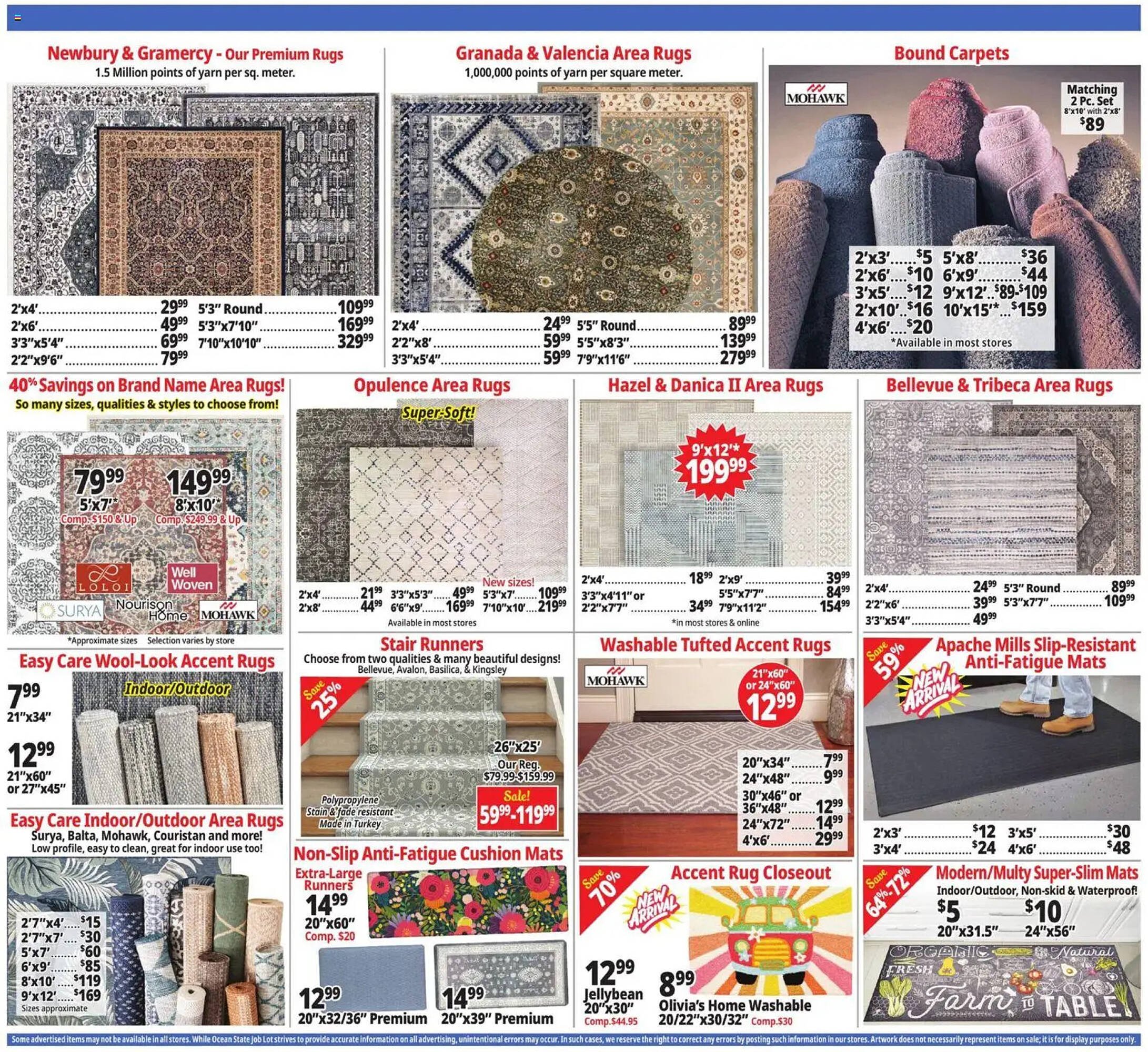 Ocean State Job Lot flyer