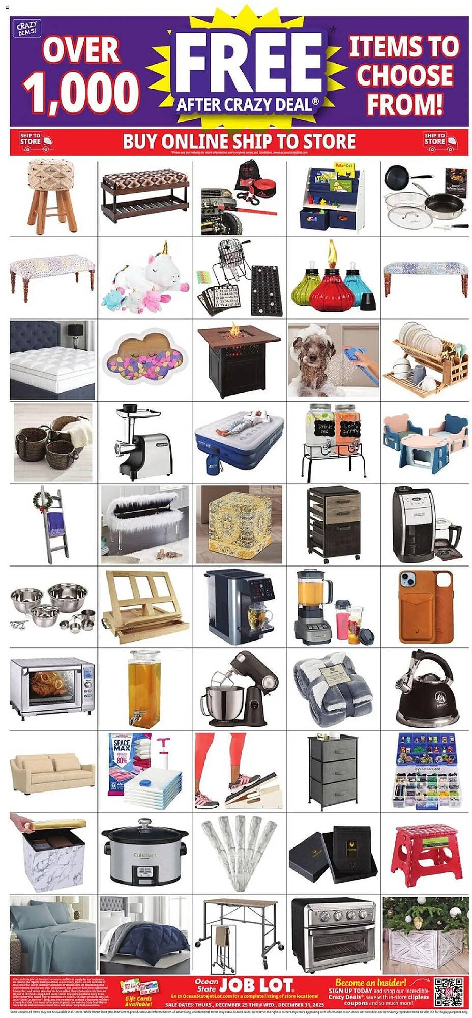 Ocean State Job Lot flyer