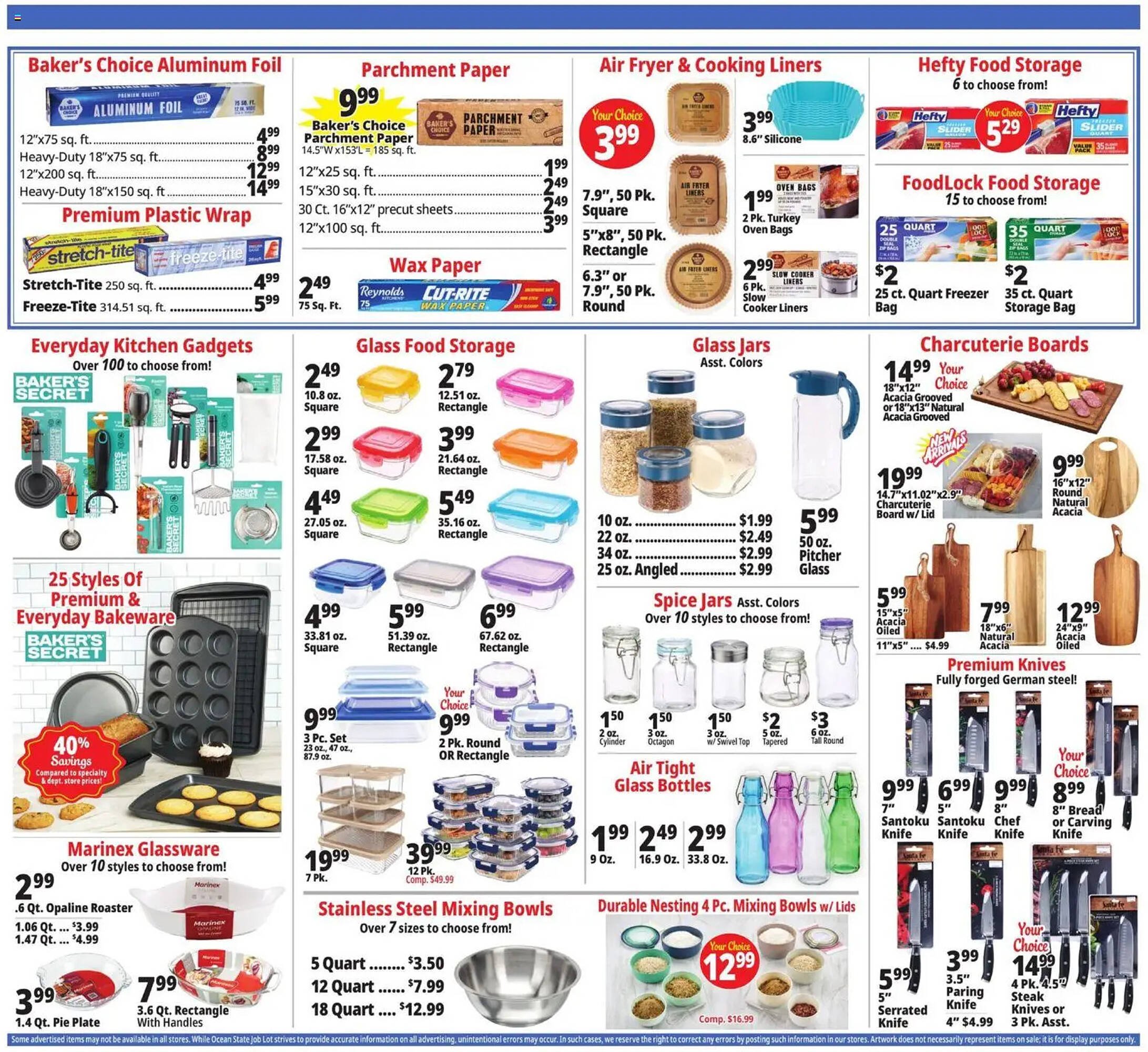 Ocean State Job Lot flyer