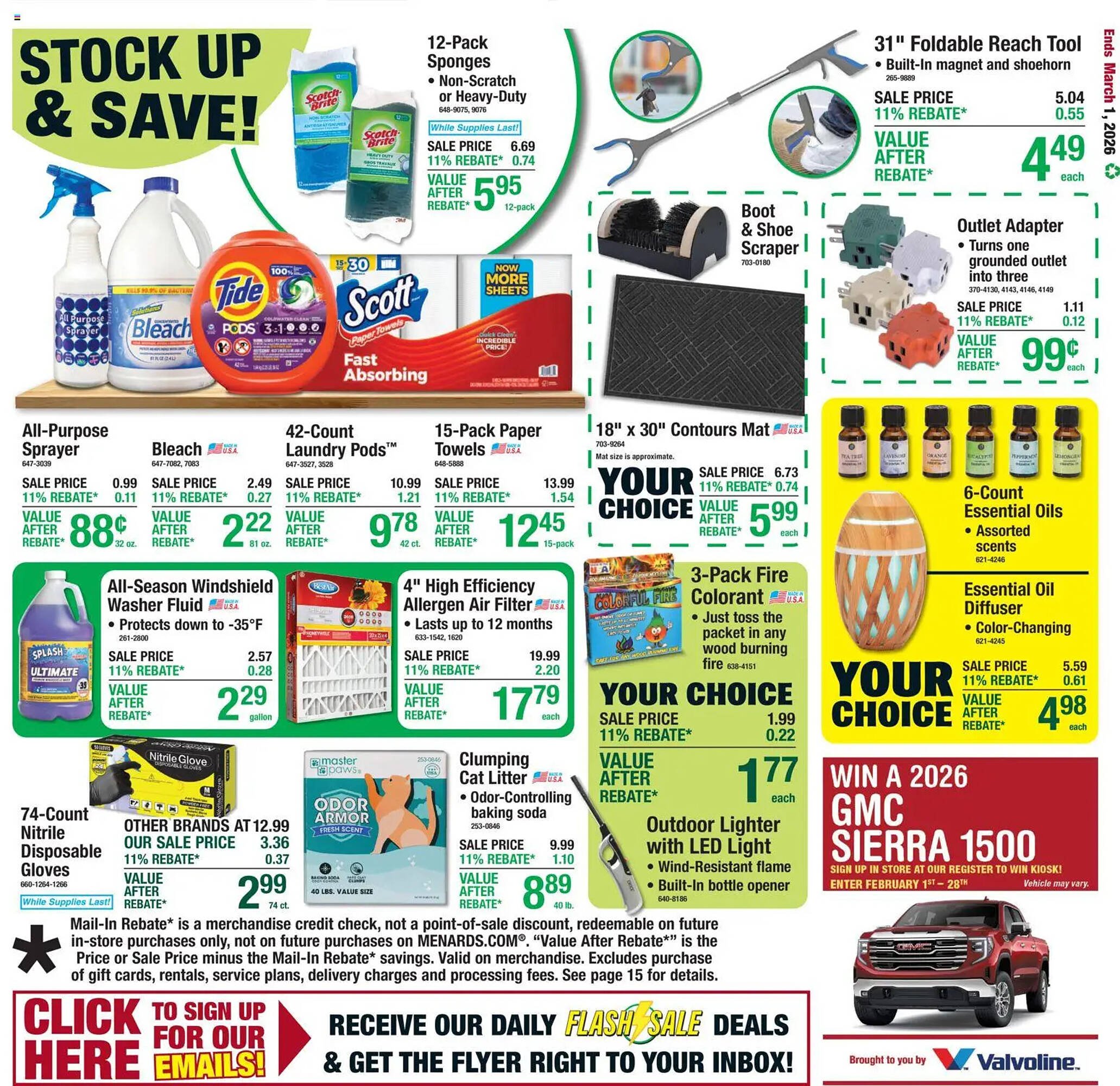 Menards weekly ad