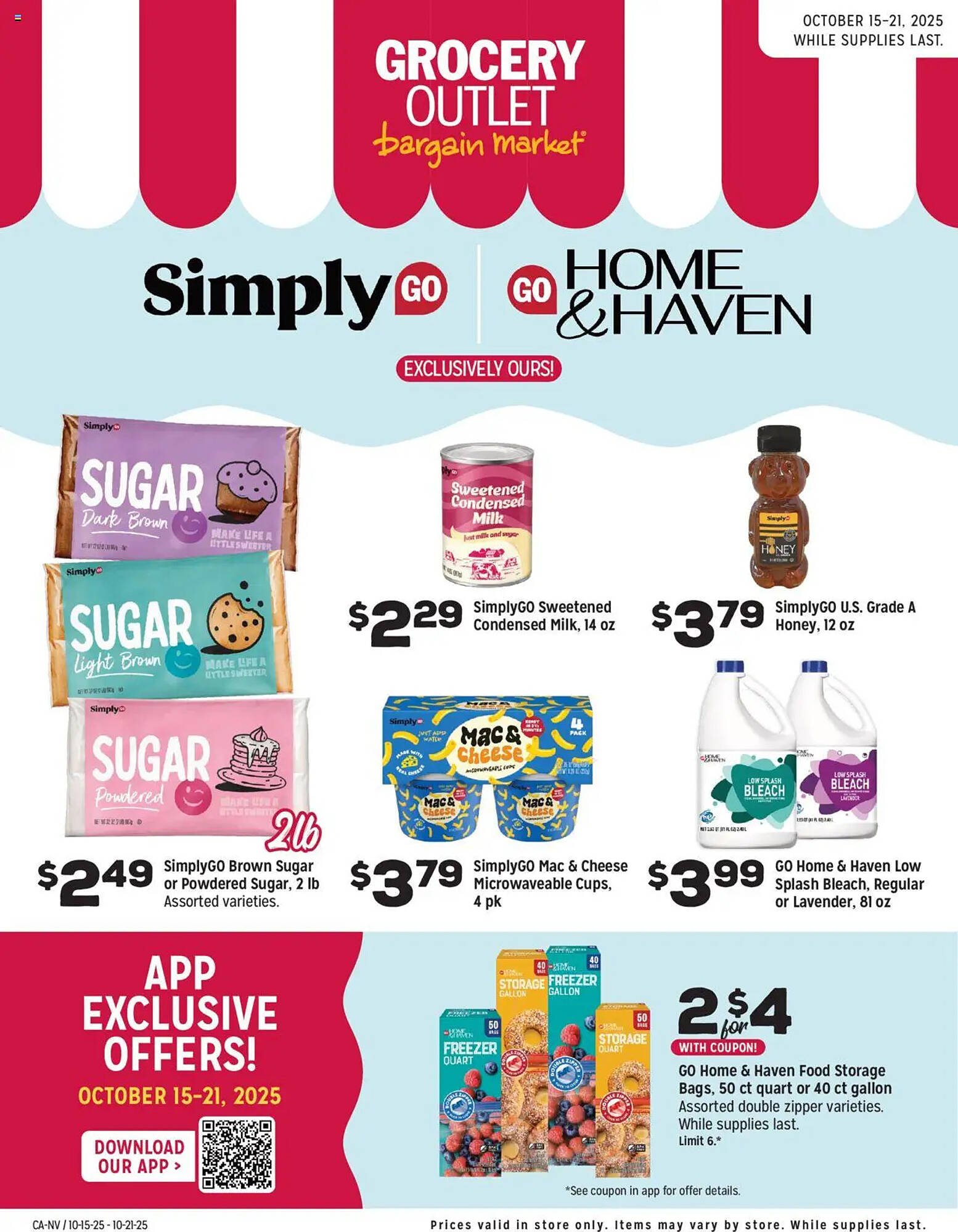 Grocery Outlet weekly ad (2025-10-15 - 2025-10-21) | 1