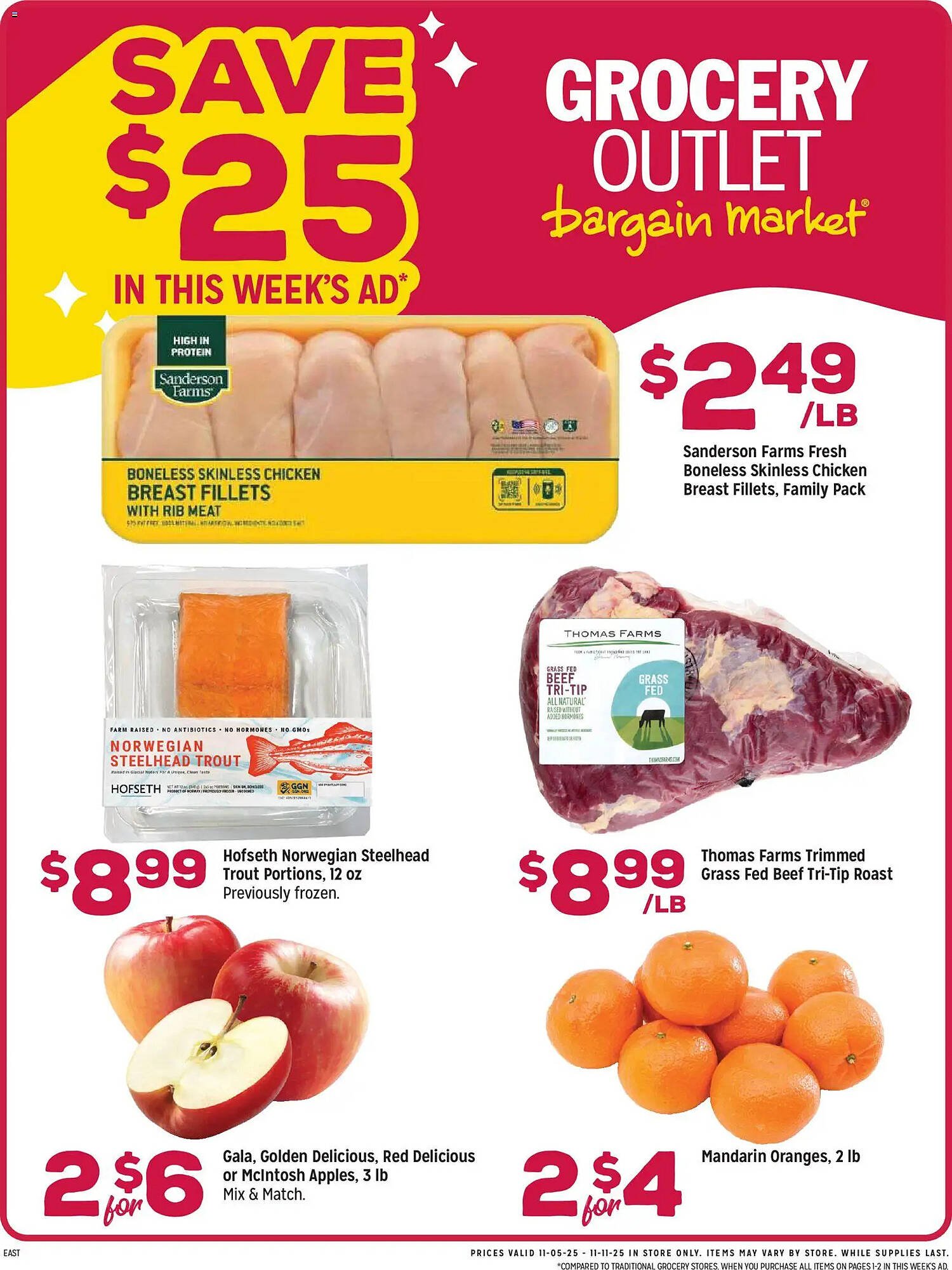 Grocery Outlet weekly ad (2025-11-05 - 2025-11-12) | 1