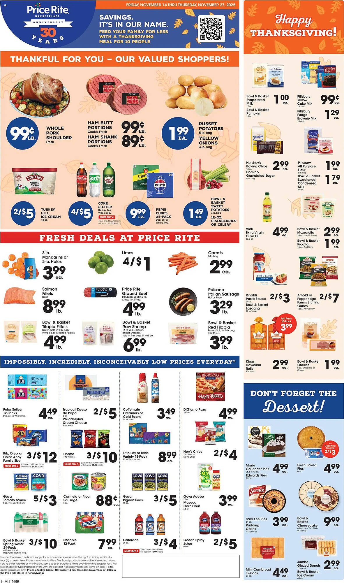 Price Rite circular (2025-11-14 - 2025-11-27) | 1