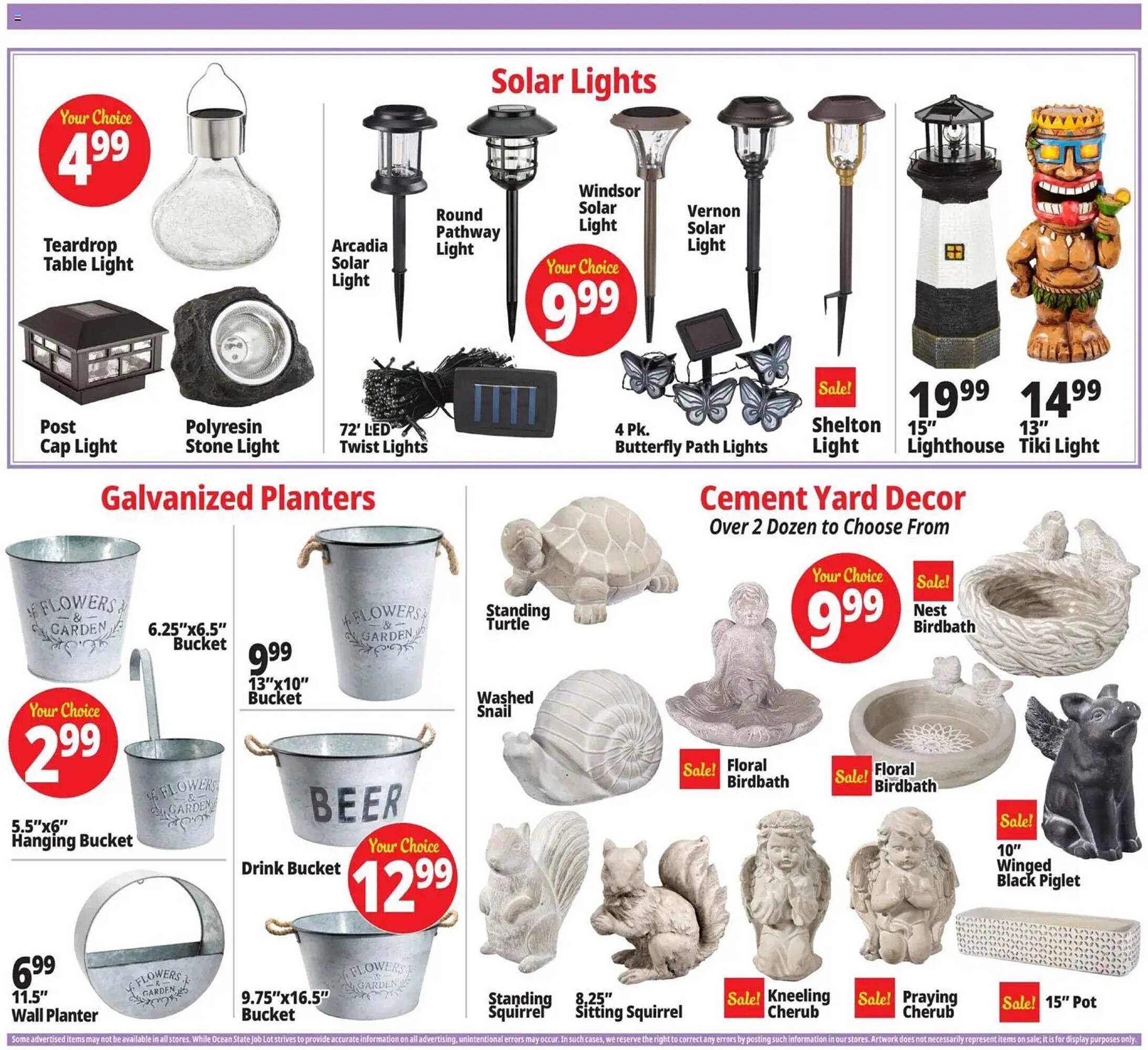 Ocean State Job Lot flyer