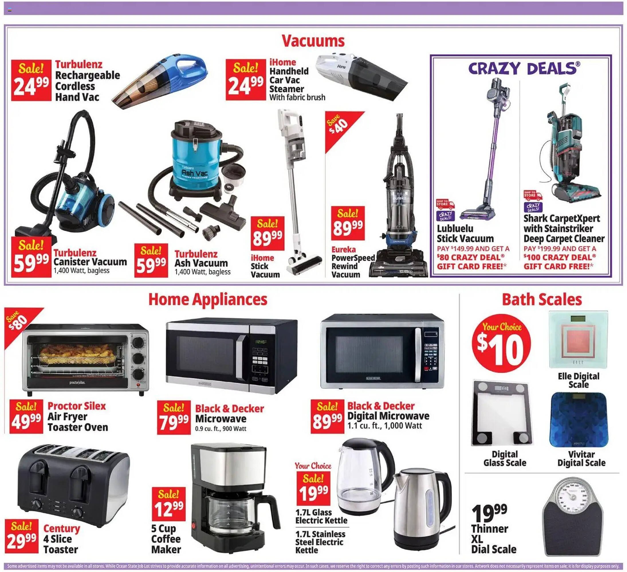 Ocean State Job Lot flyer