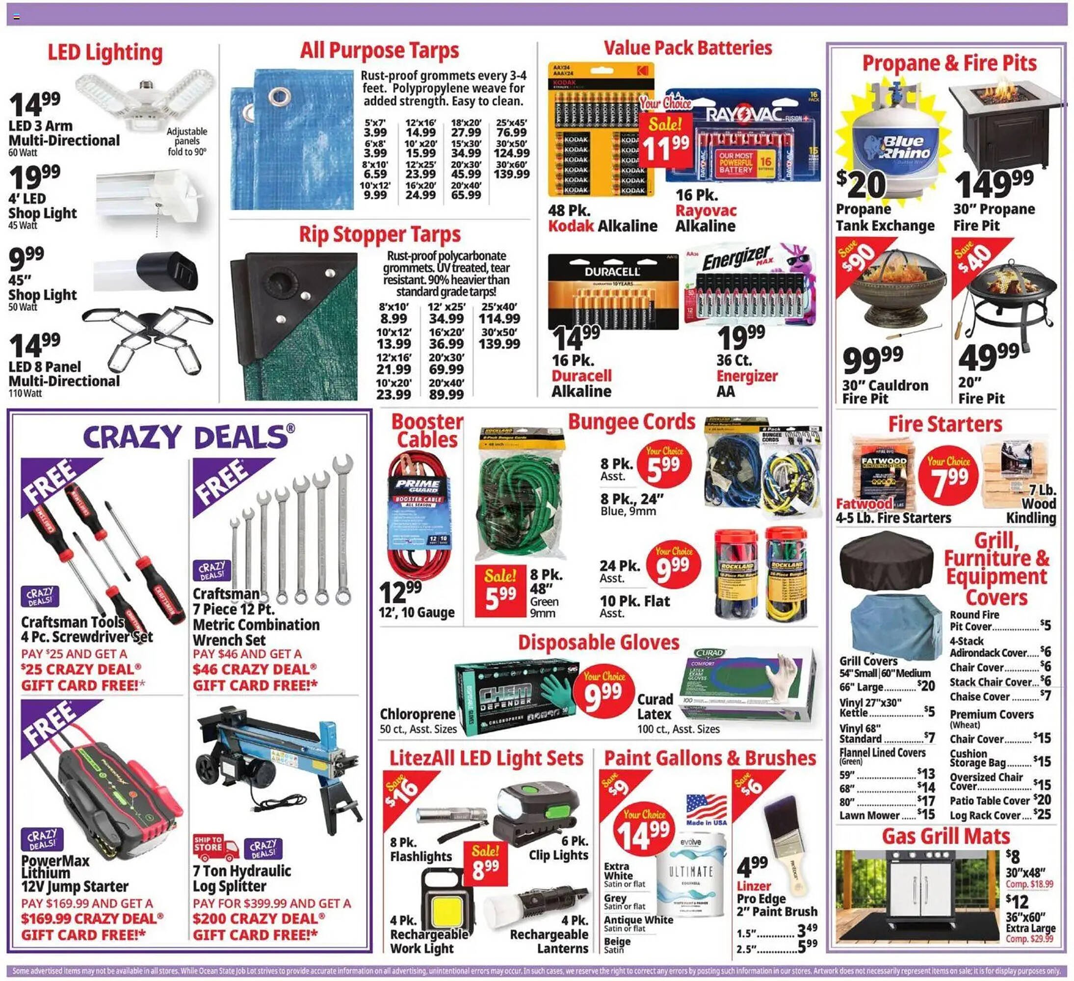 Ocean State Job Lot flyer