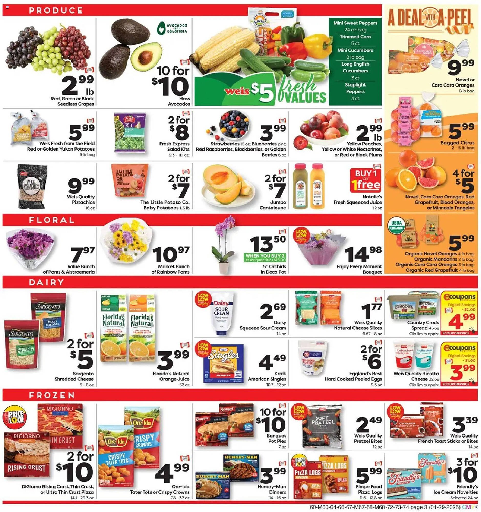 Weis Markets weekly ad