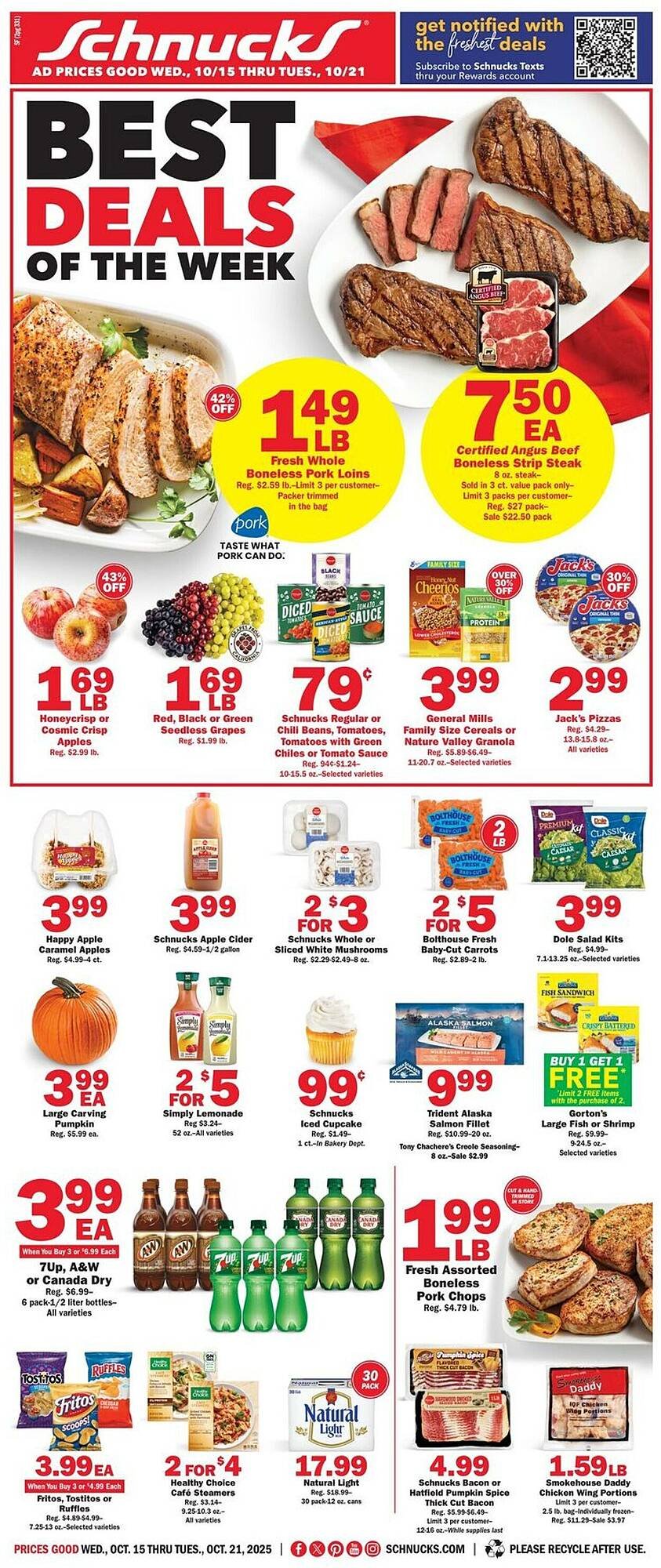 Schnucks weekly ad (2025-10-15 - 2025-10-21) | 1