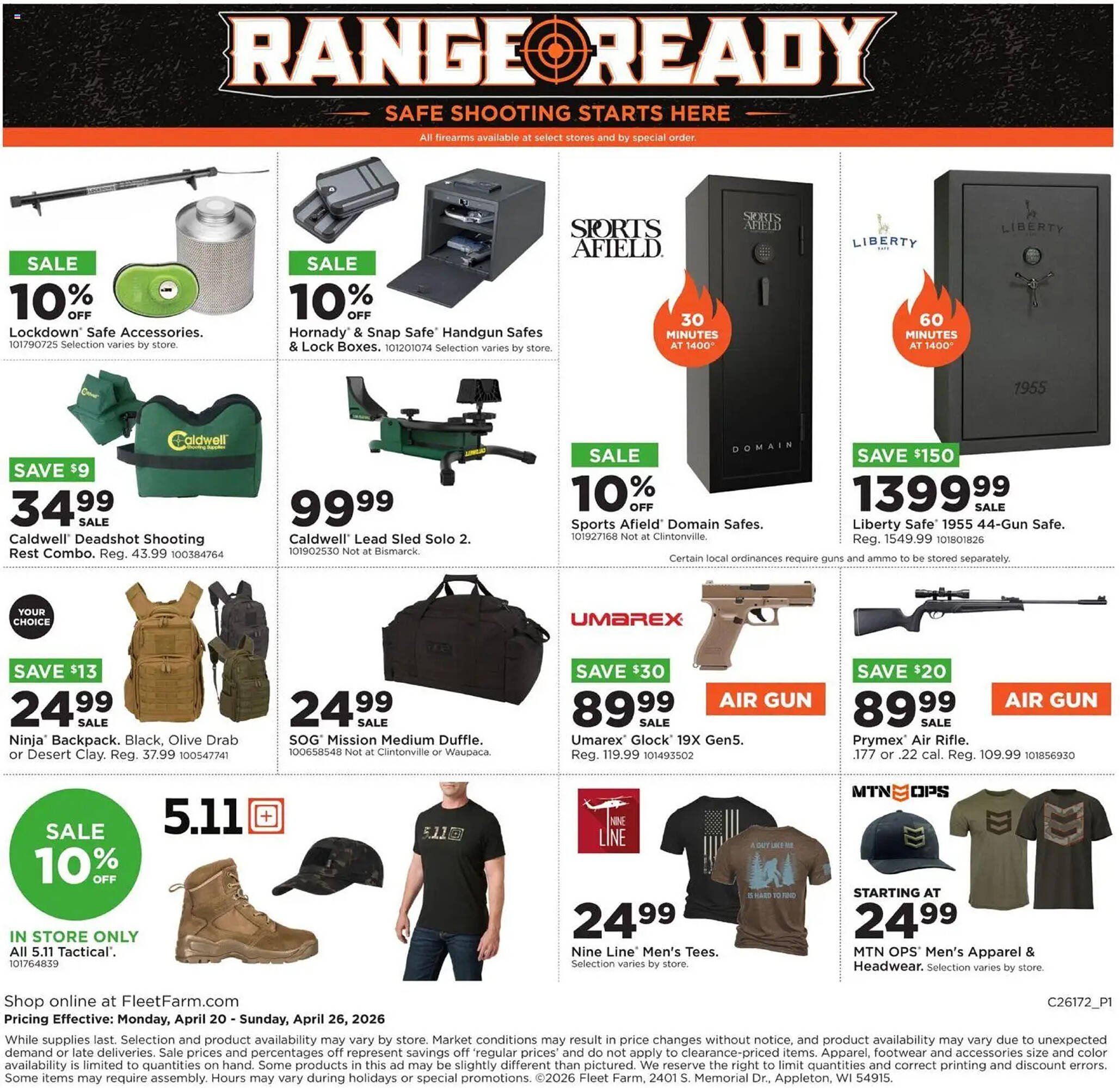 Mills Fleet Farm weekly ad