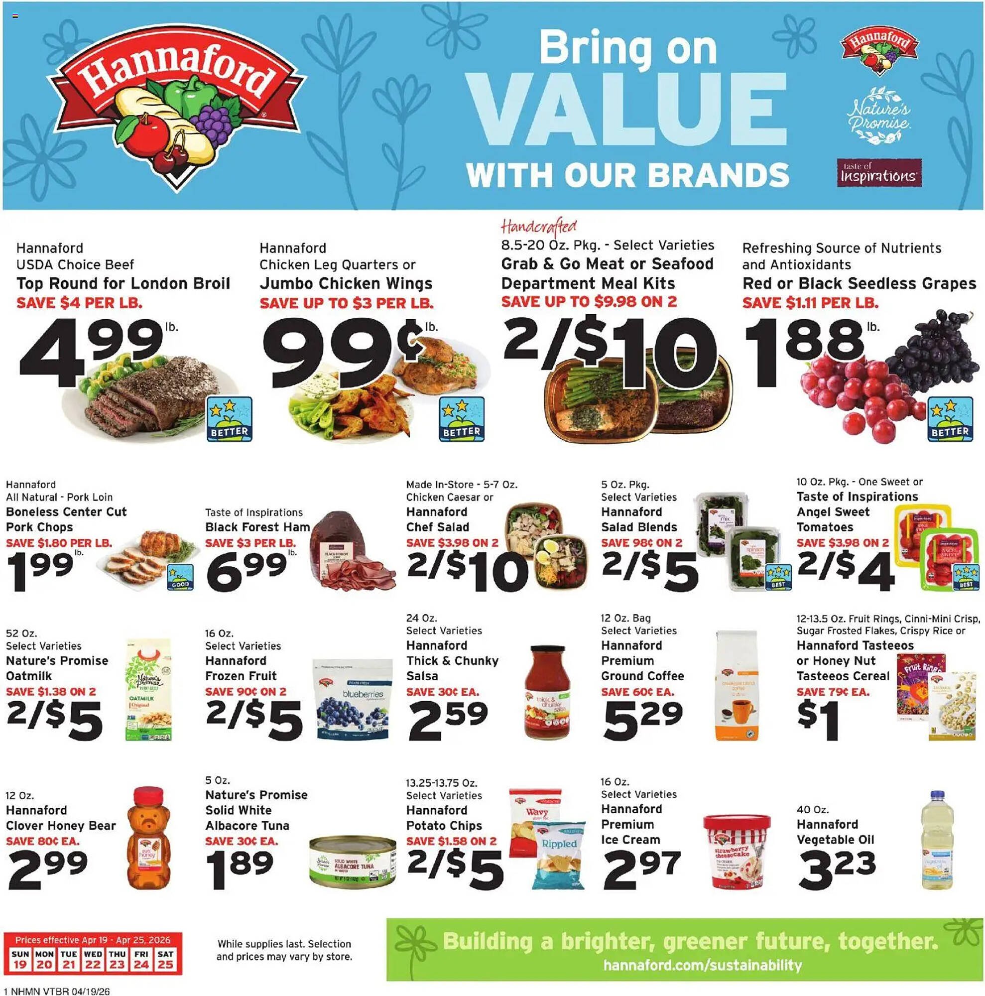 Hannaford flyer