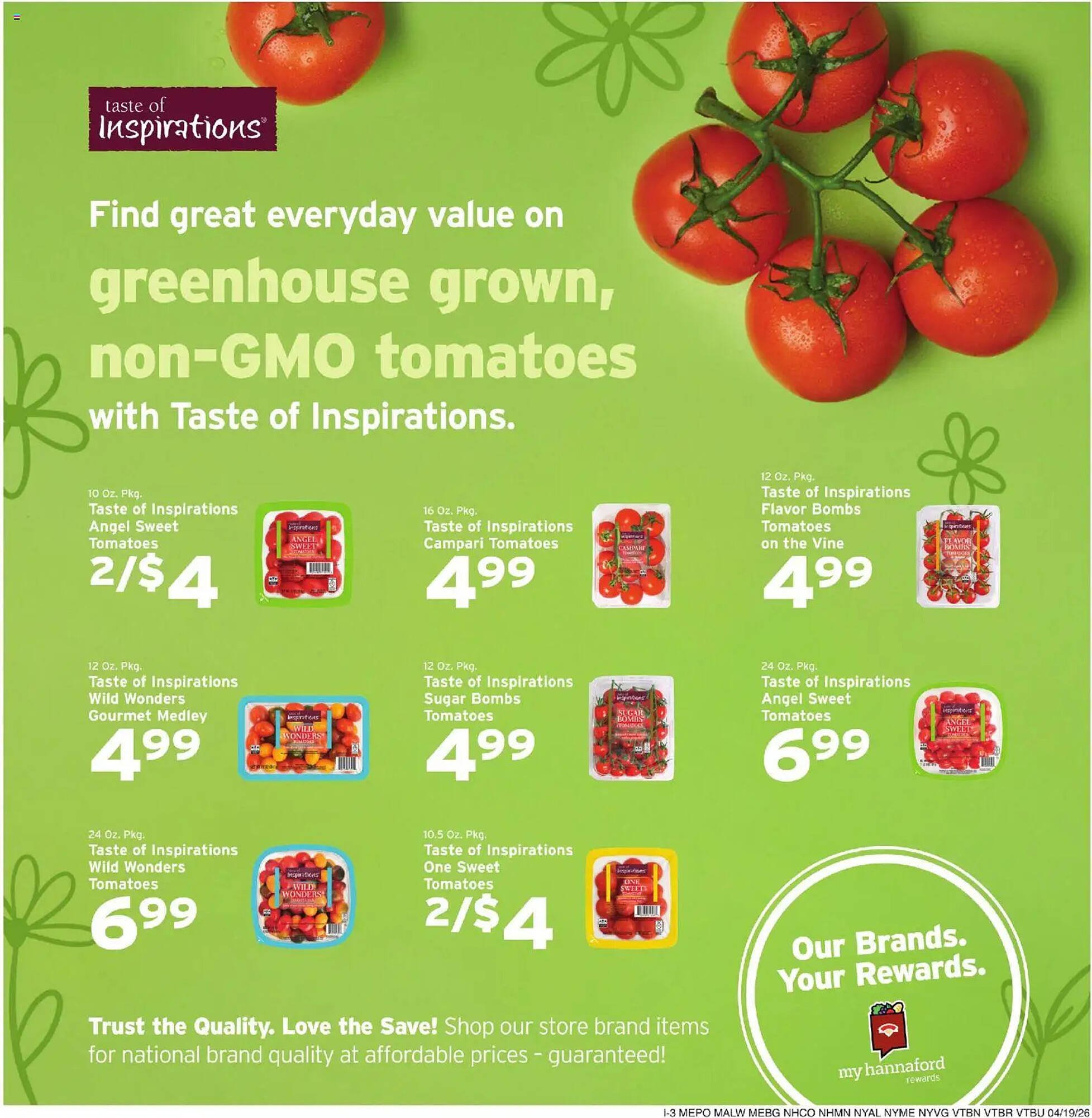 Hannaford flyer