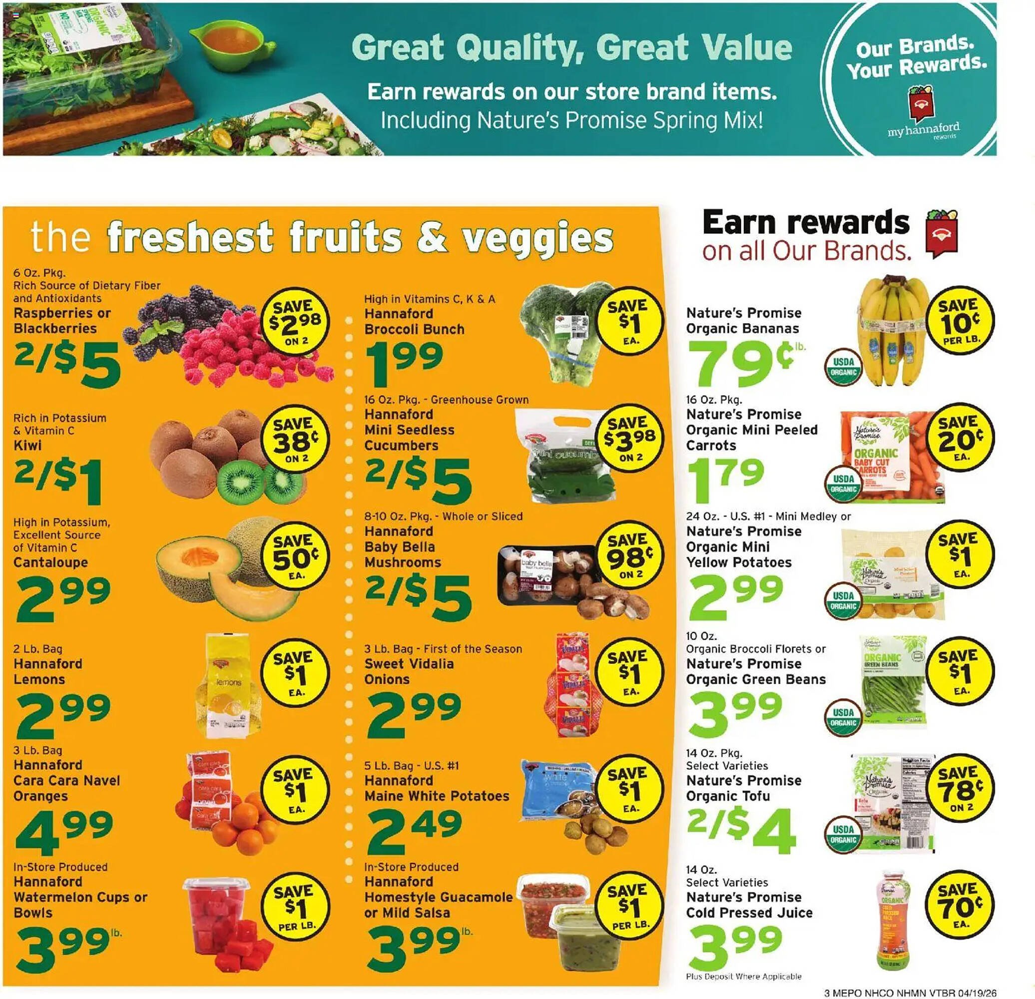 Hannaford flyer