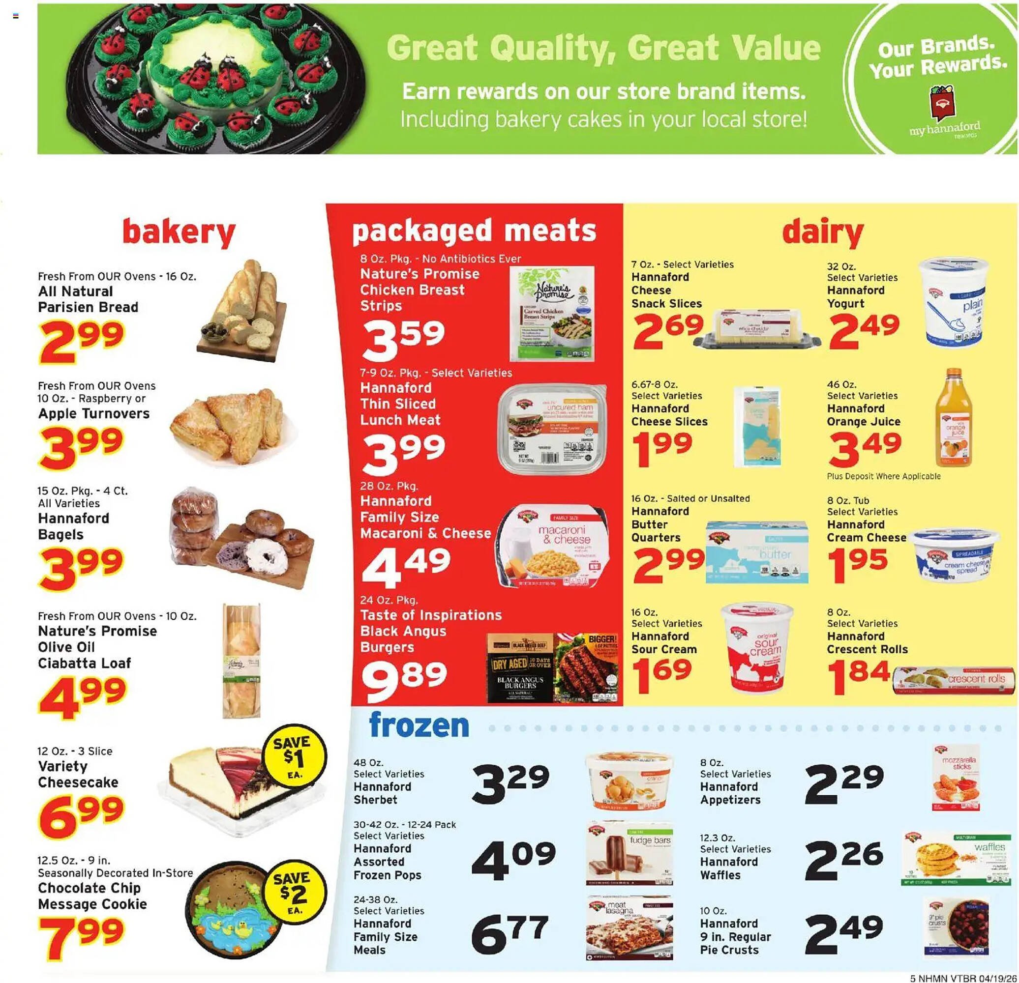 Hannaford flyer
