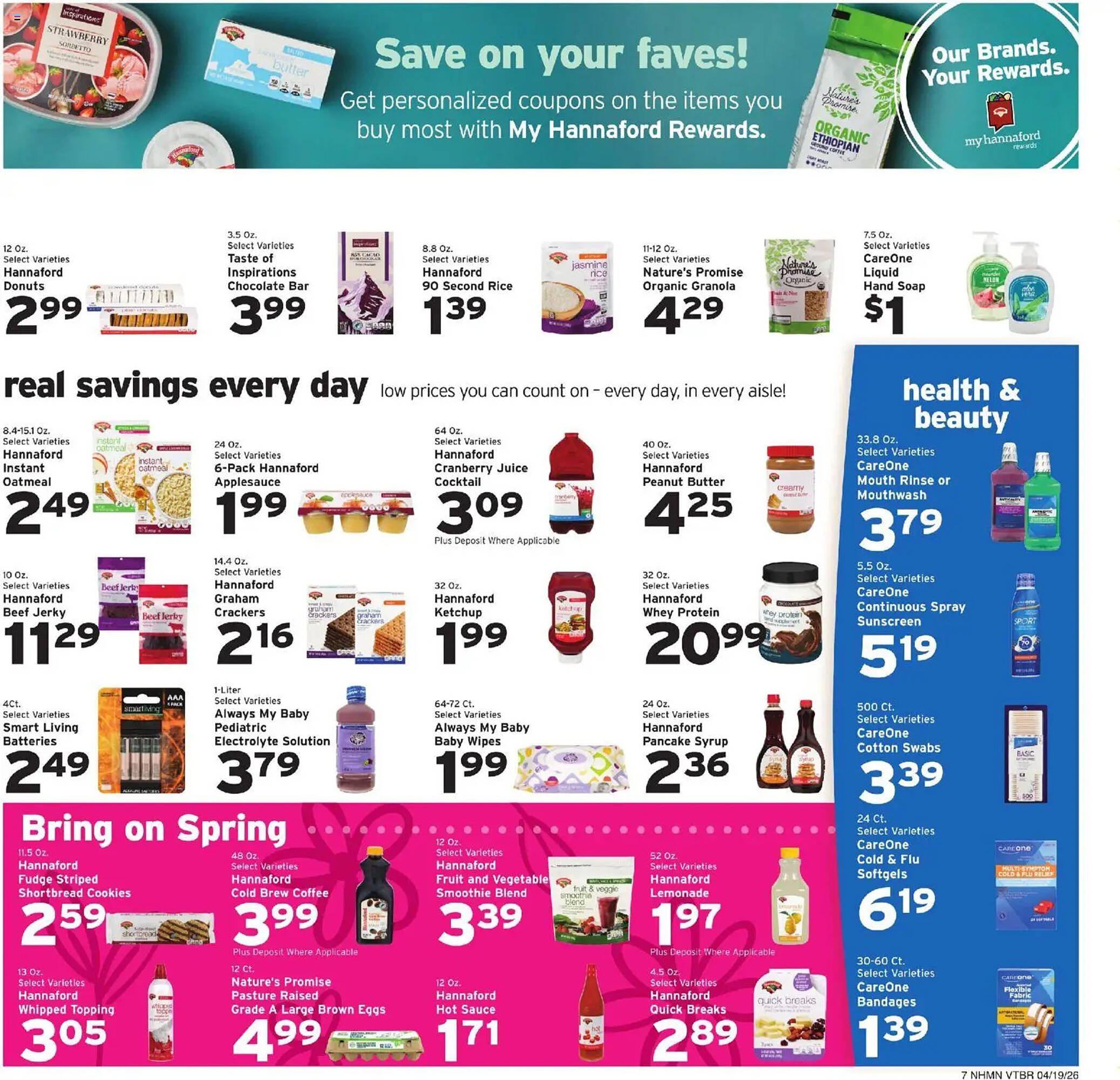 Hannaford flyer