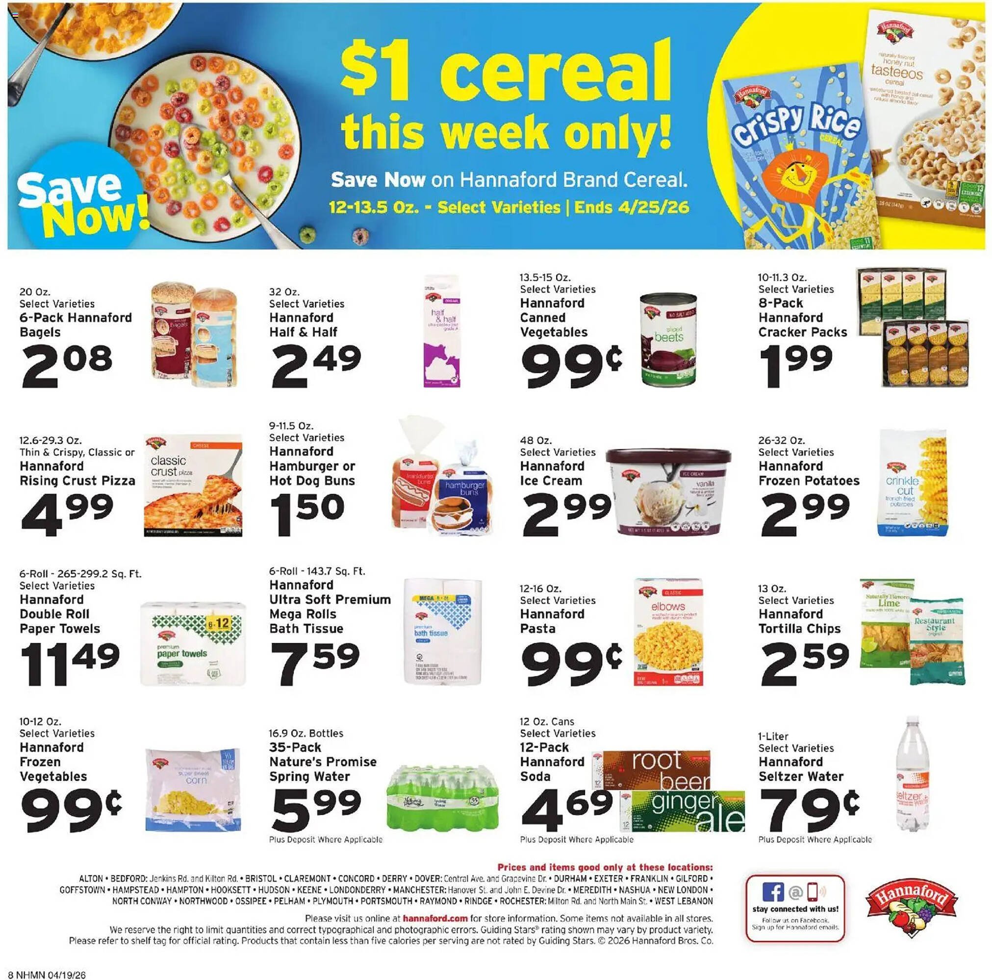 Hannaford flyer