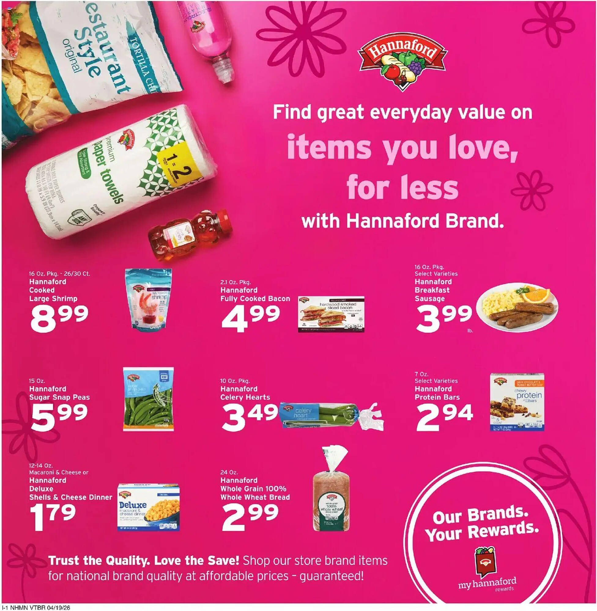 Hannaford flyer